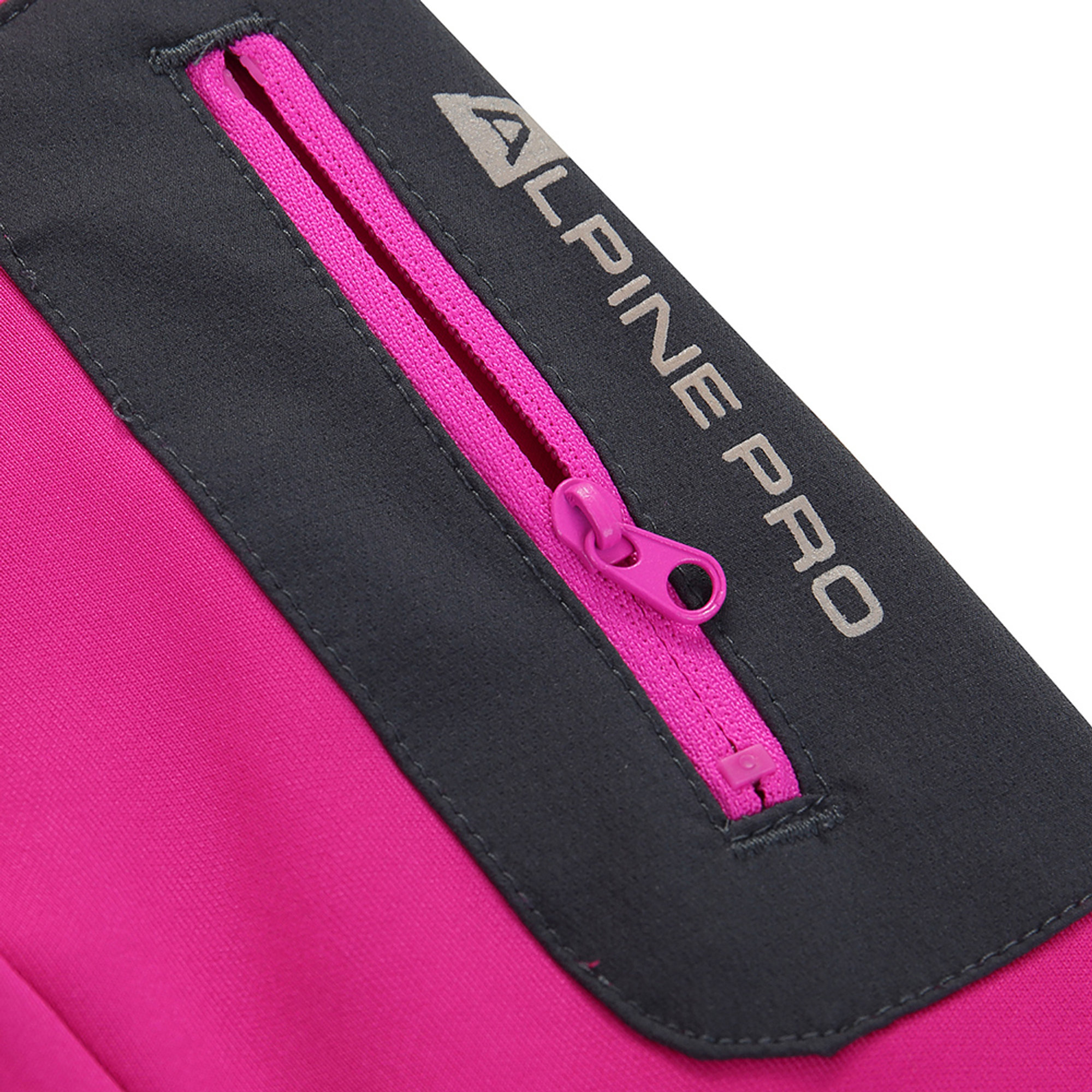 Felpa con pelo da donna, fucsia ALPINE PRO vista7