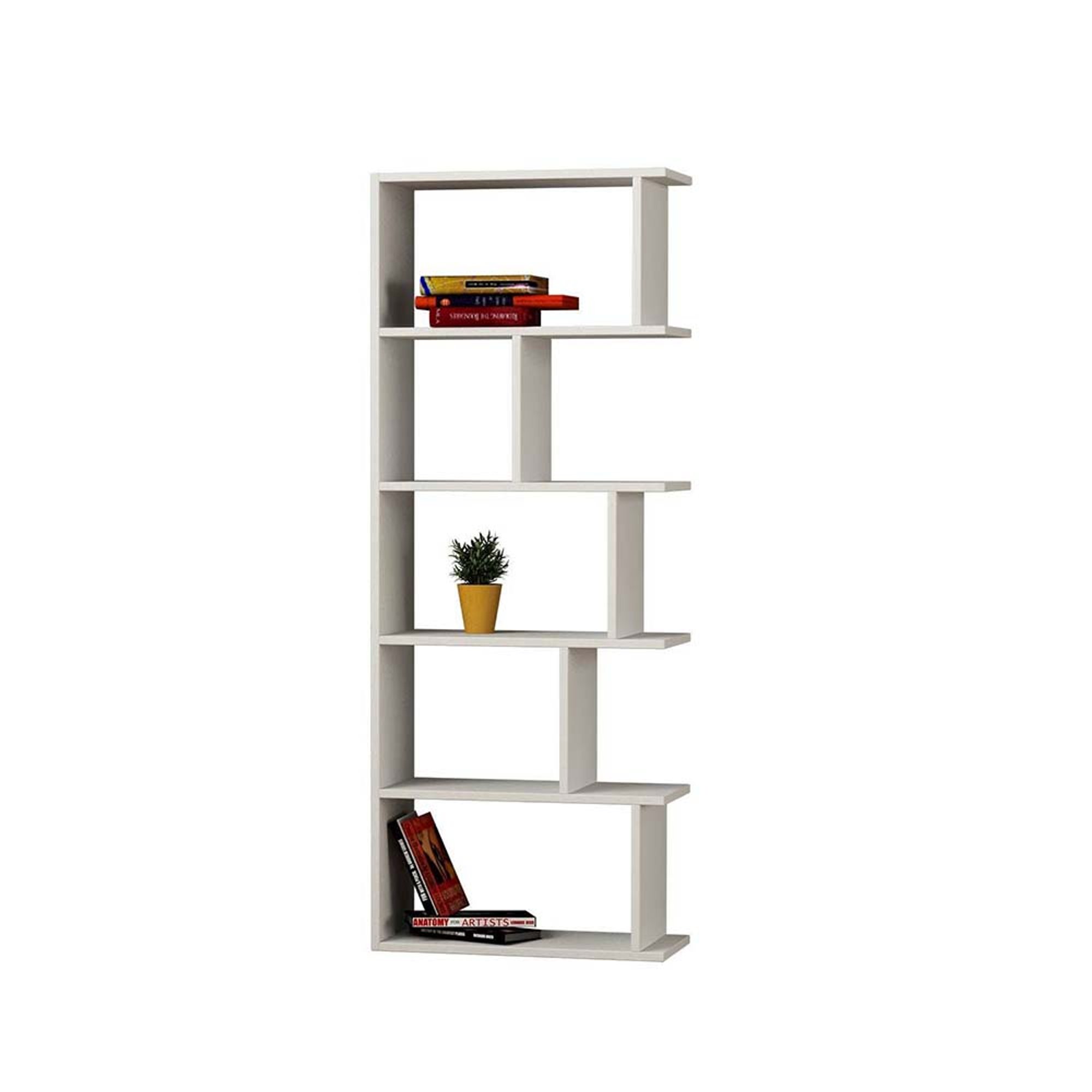Libreria Tapi, bianco Decortie vista3