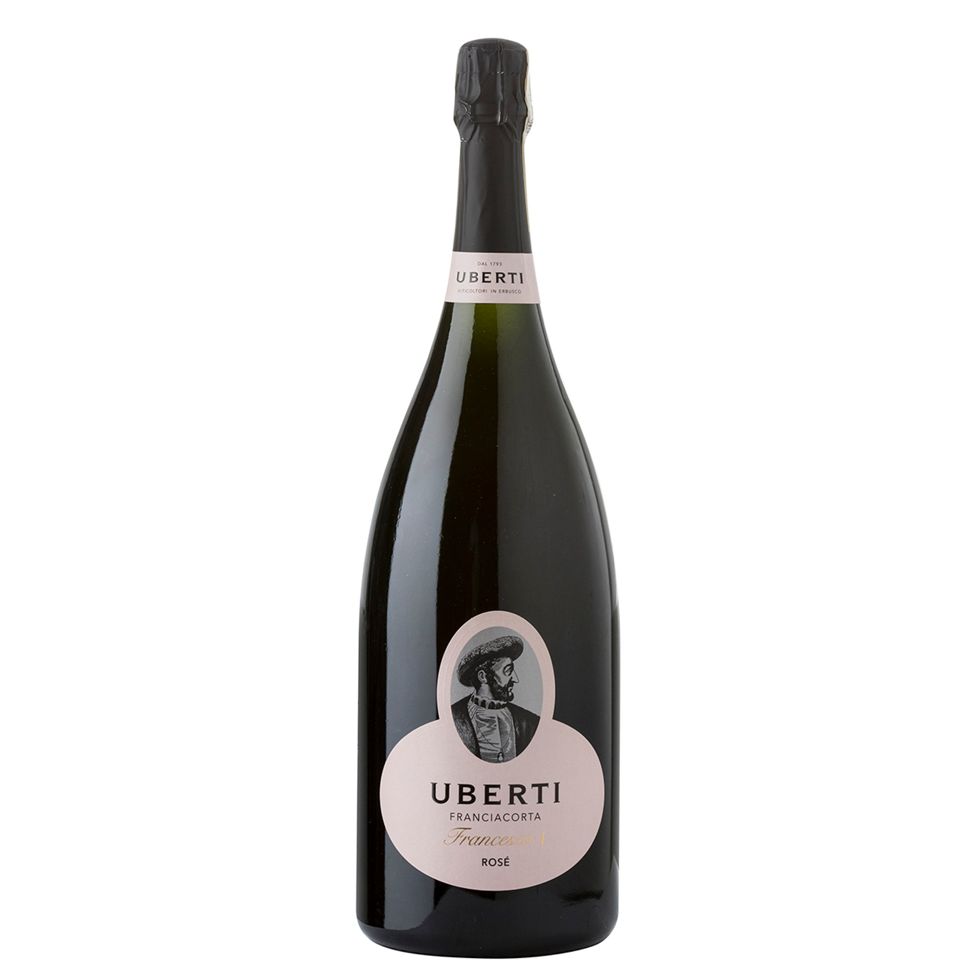 1 bottiglia Magnum - Francesco I Franciacorta Rosè Brut con astuccio litografato Uberti vista1