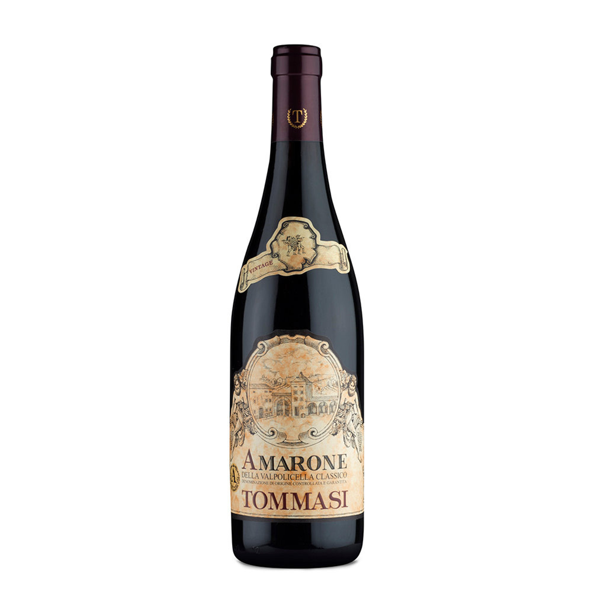 2 bottiglie miste: Amarone della Valpolicella Classico DOCG 2018 - Ripasso della Valpolicella Classico DOC 2019 Tommasi vista1