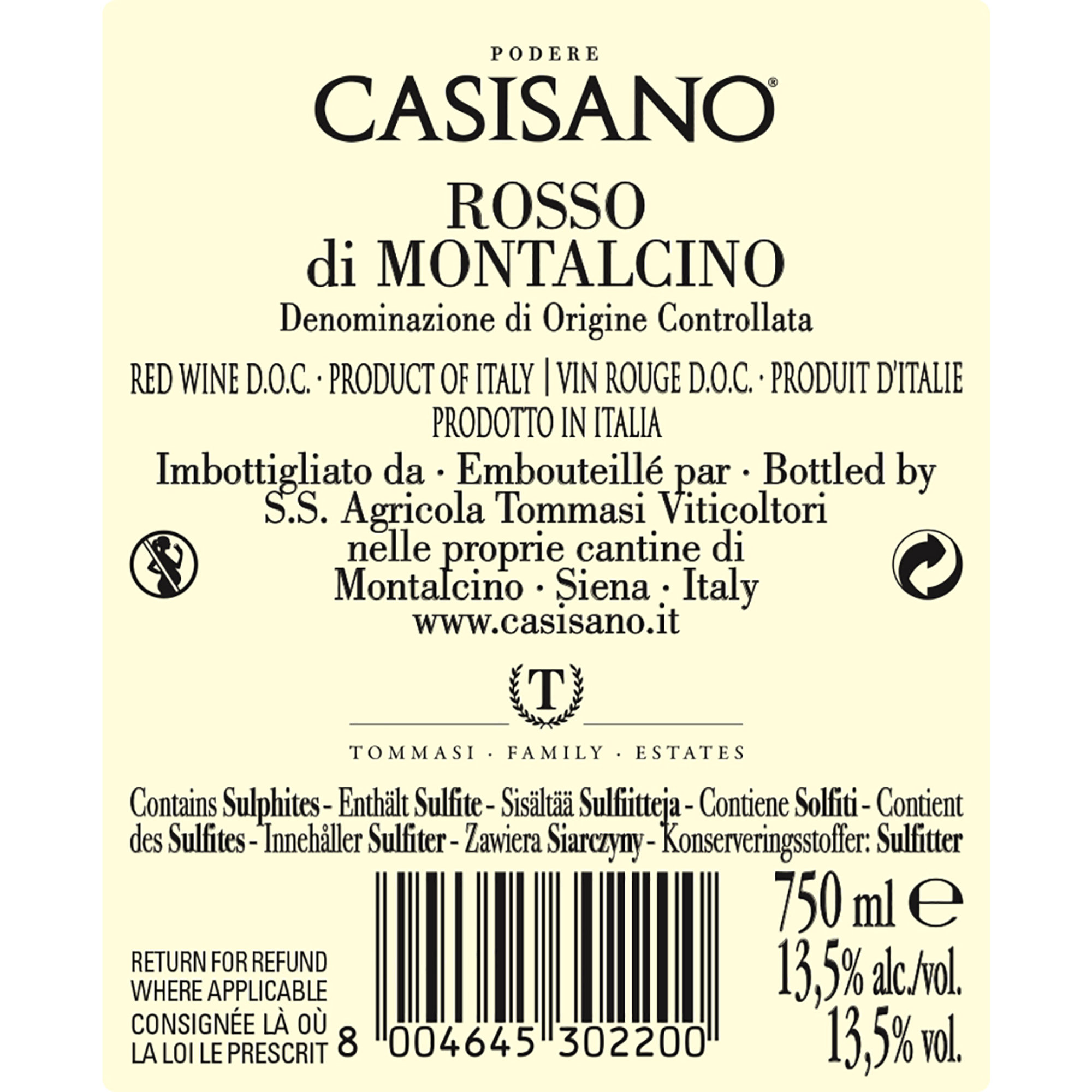3 bottiglie miste con cassa in legno: 2 Brunello di Montalcino DOCG 2017 - 1 Rosso di Montalcino DOCG 2020 Podere Casisano vista5