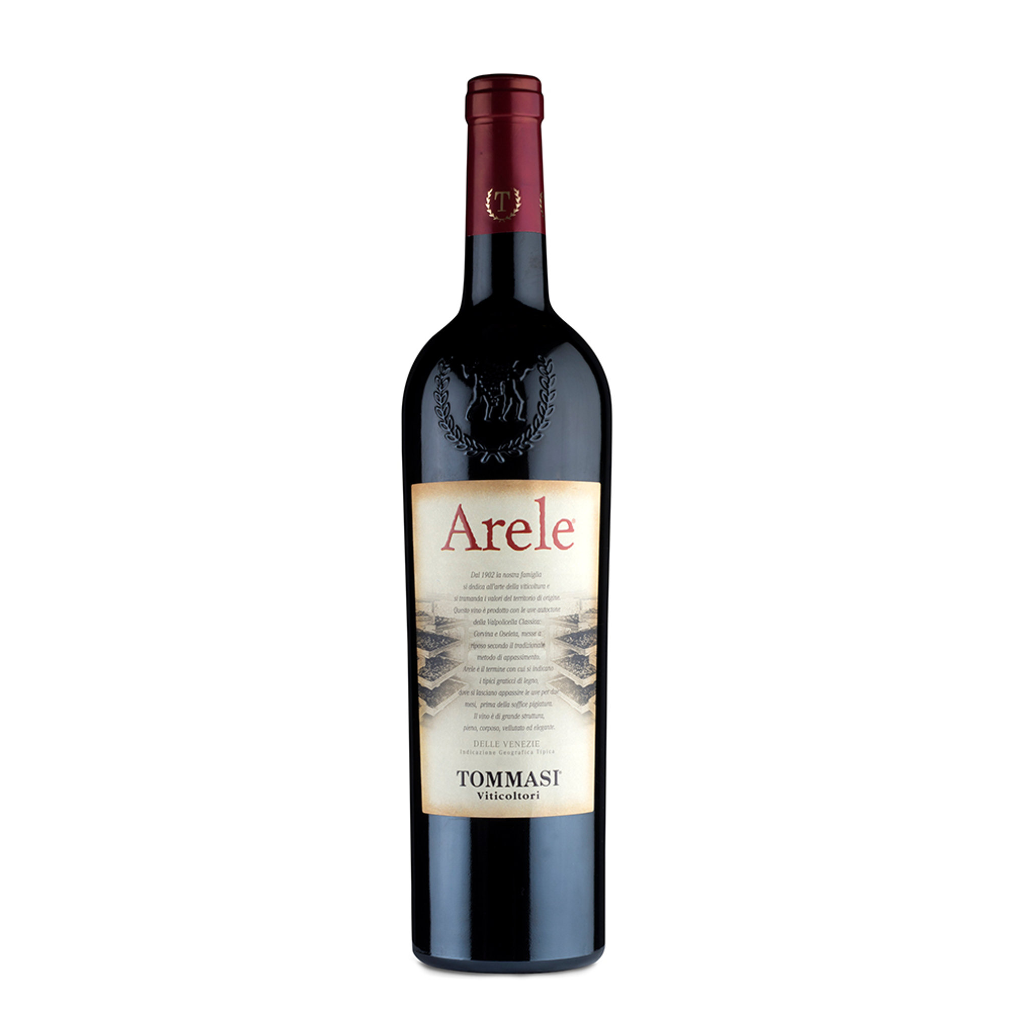 2 bottiglie miste: Amarone della Valpolicella Classico DOCG 2018 - Arele delle Venezie IGT 2018 Tommasi vista2