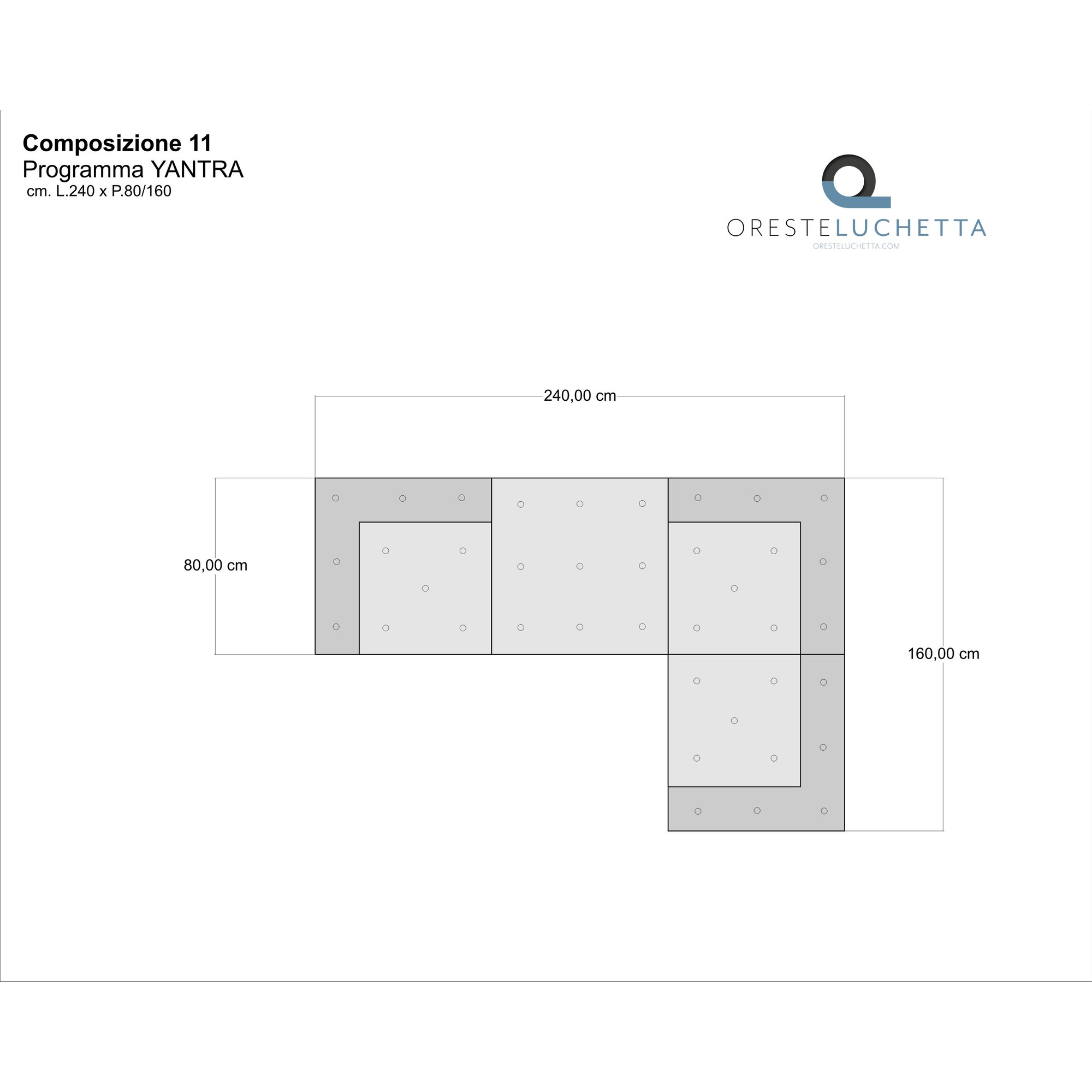 Elemento angolare Yantra Pachtwork  Beige Oreste Luchetta - 2020 vista11