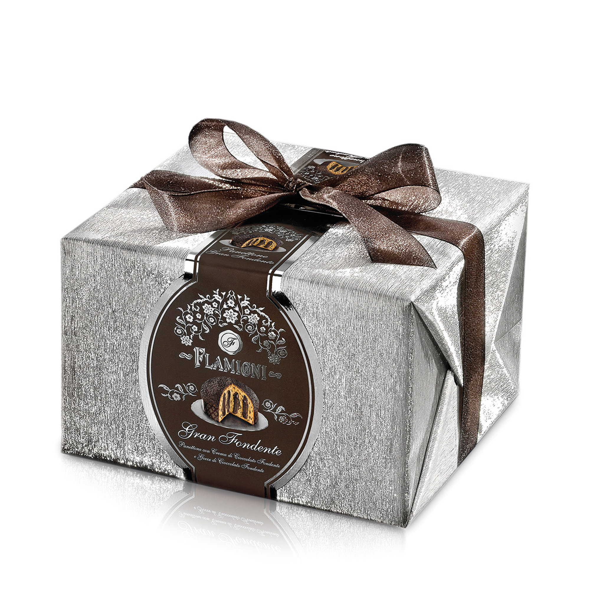 Panettones de 950 g - Relleno Gran Fondente Flamigni vista0