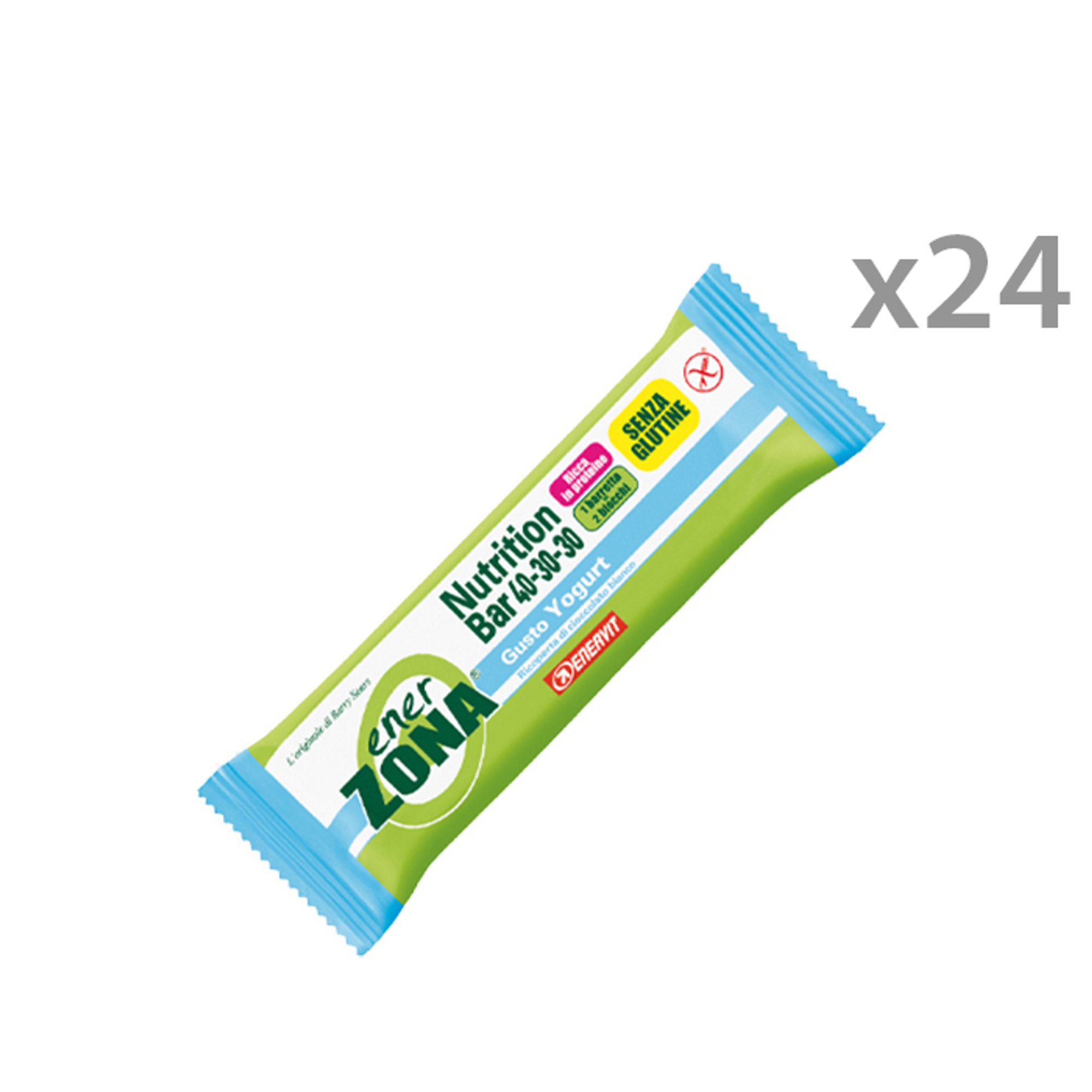 Box 25 barrette - EnerZona Nutrition Bar 40-30-30 Yogurt Enervit vista0
