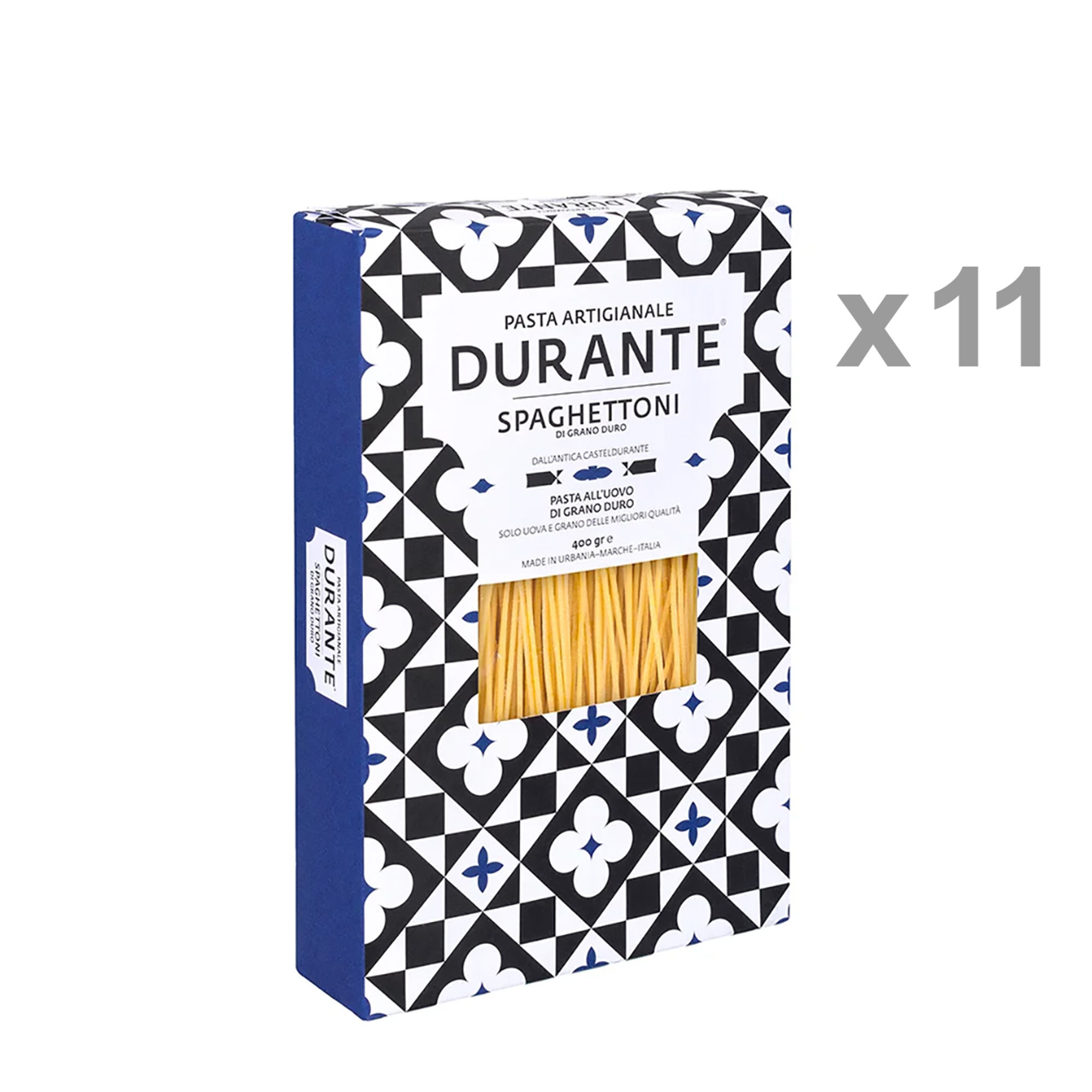 11 Spaghettis de blé dur aux œufs 250 g Pasta Durante vista0