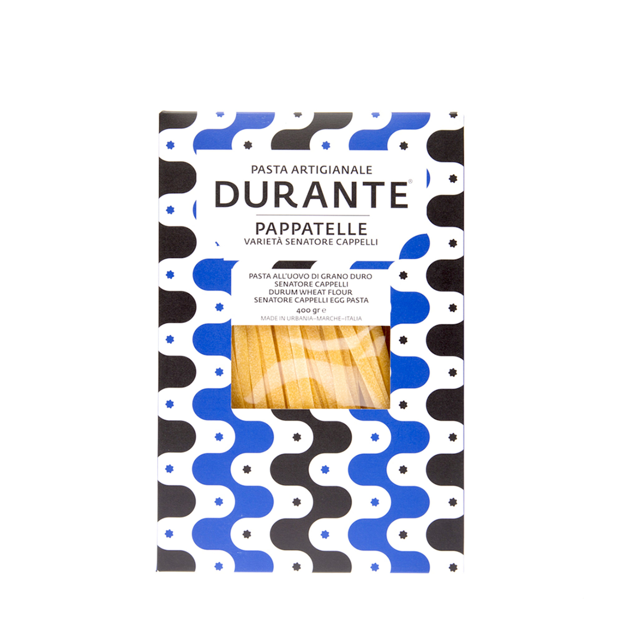 Mix Durante: 1 espaguetis - 1 rigatoni - 1 espaguetis con huevo - 1 farro strozzapreti - 1 caserecce de huevo integral - 1 gachas de huevo - 1 strozzapreti Pasta Durante vista2