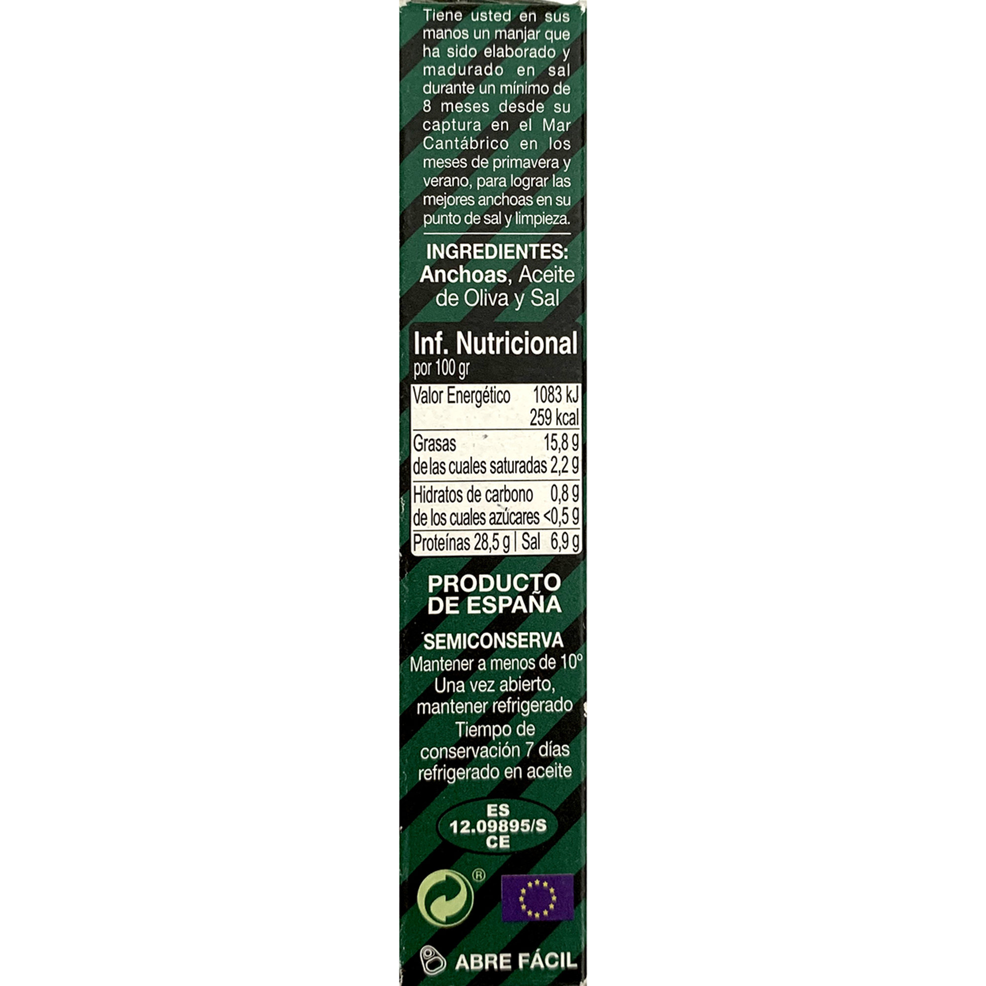Acciughe del Cantabrico - 4 latte da 50 ml La Fenice vista1