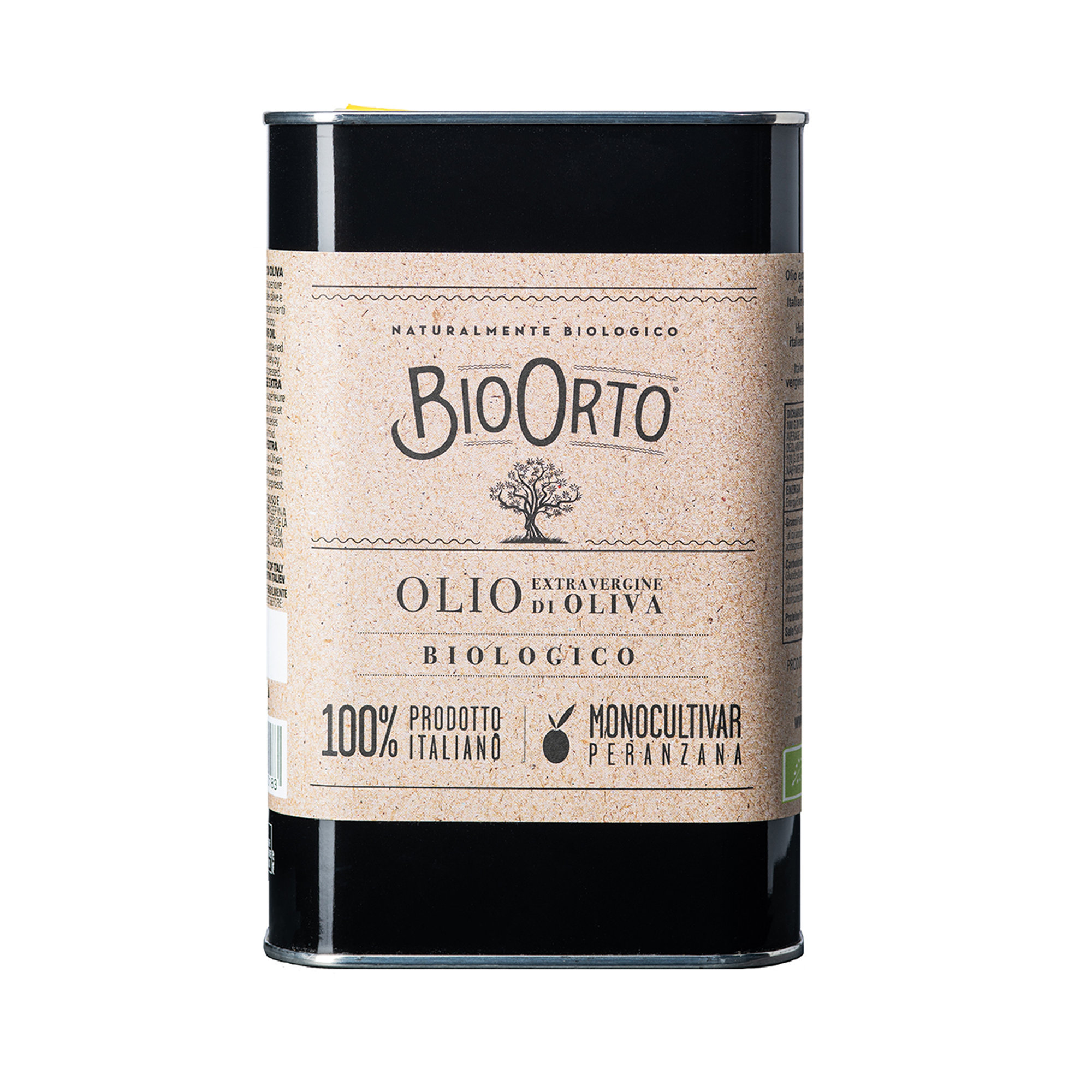Olio Evo BIO 3 lt monocultivar Peranzana Bio Orto vista0