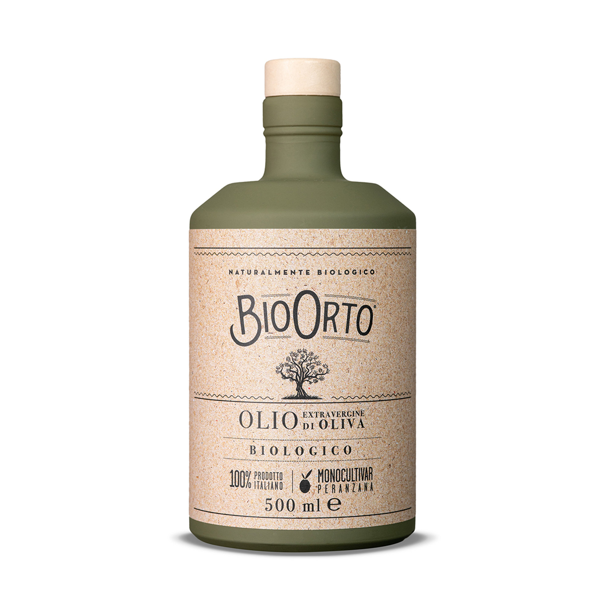 Olio Evo BIO 500 ml monocultivar Peranzana. Bio Orto vista0