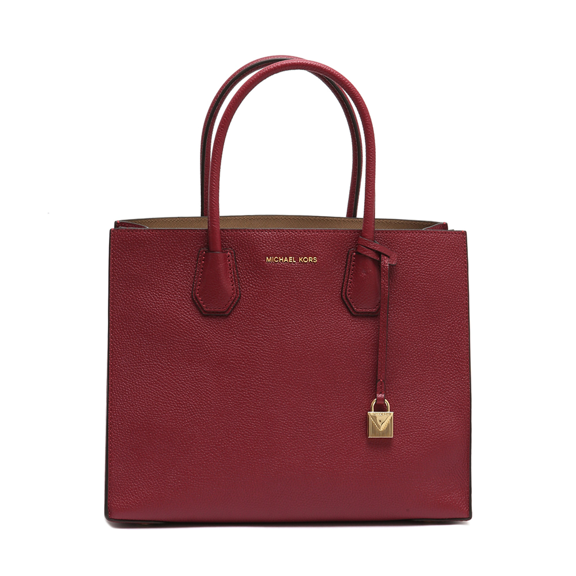 Borsa tote Mercer grande bordeaux Michael Kors vista0