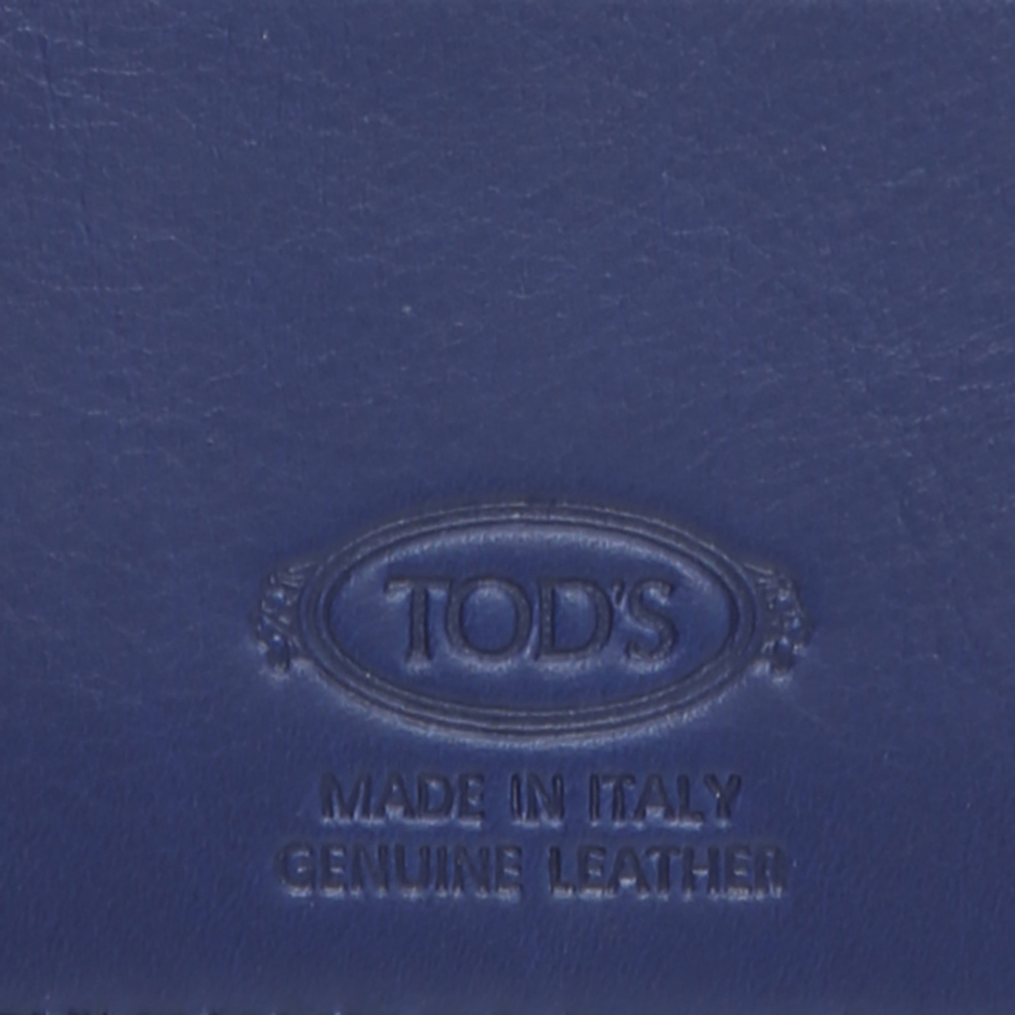 Portacarte Tod's in pelle da uomo blu elettrico Tod's vista1