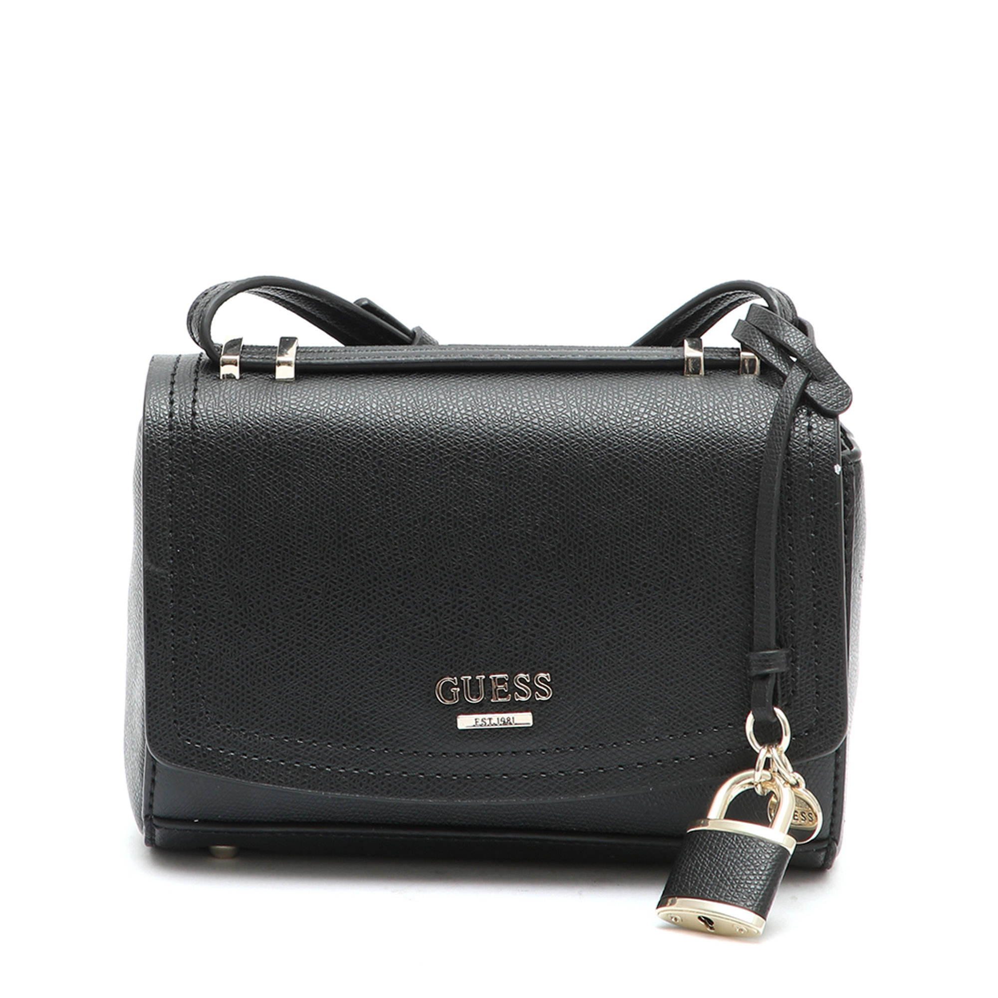 Borsa a tracolla piccola nera Guess  vista0