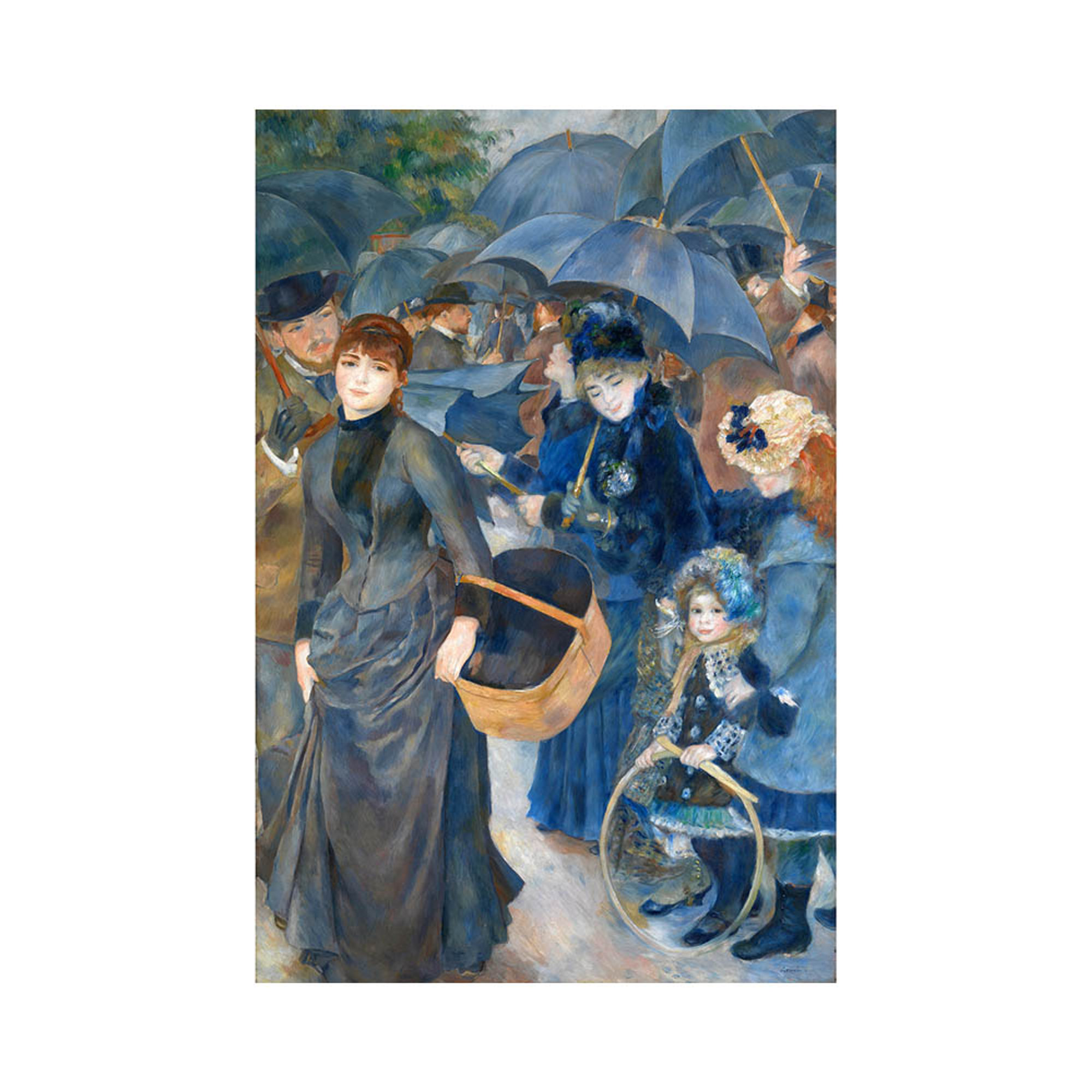 Stampa su tela - Pierre Auguste Renoir - Gli Ombrelli L'arte del regalo vista0