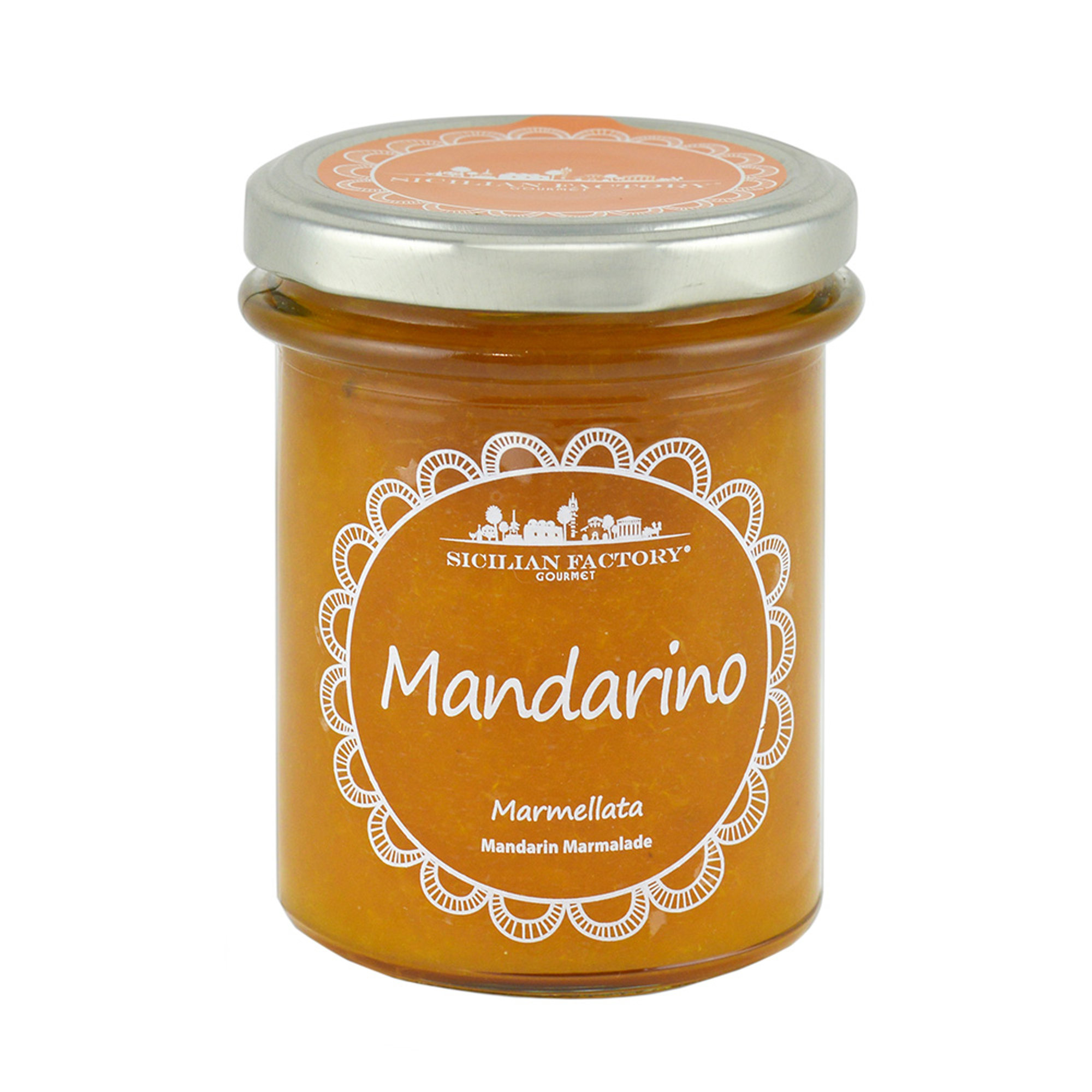 6 pots - Confiture de Mandarine - 6x240 g Sicilian Factory vista1