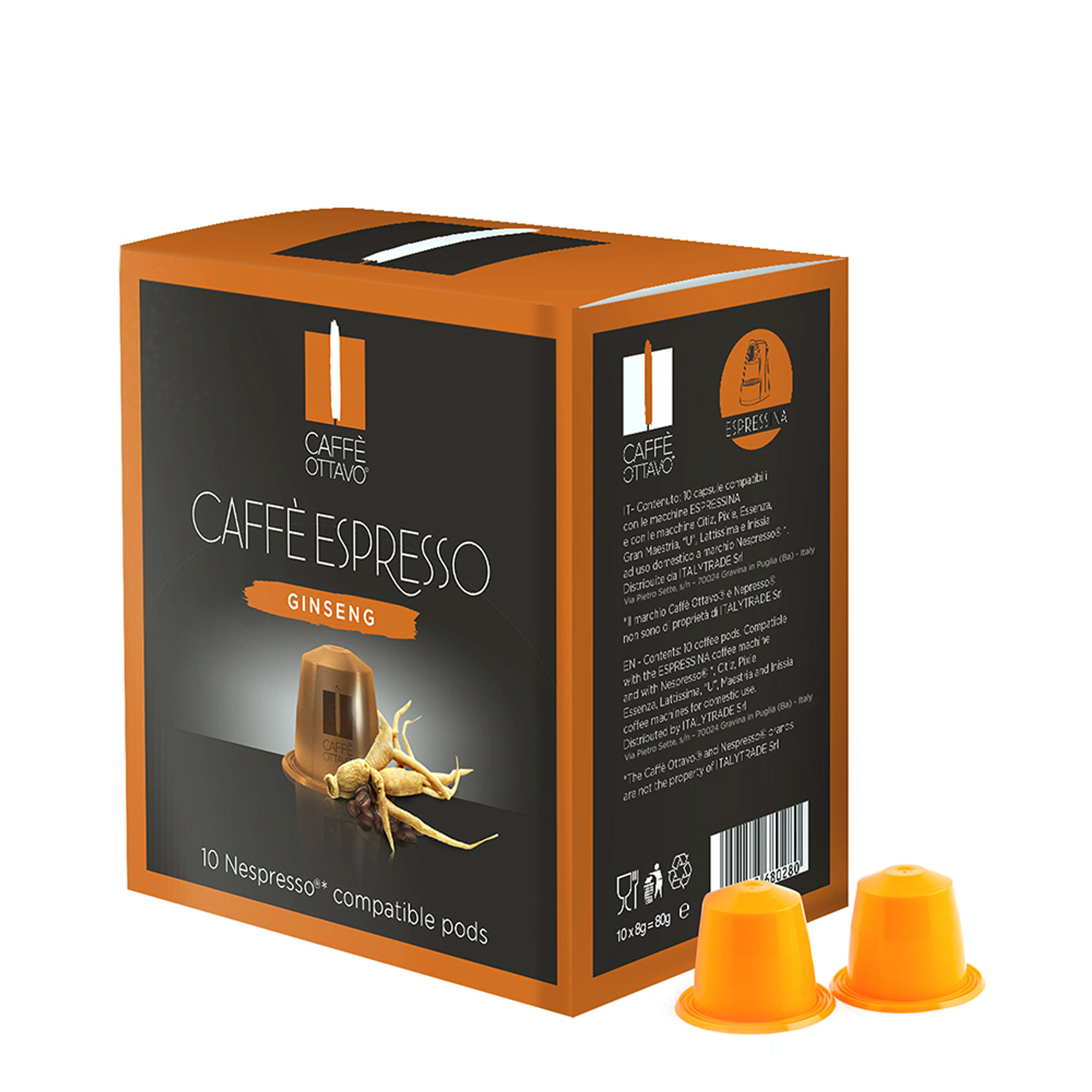 Starter Kit: Macchina Espressina - 60 Capsule Espresso - 60 Capsule di Tè Italytrade vista5