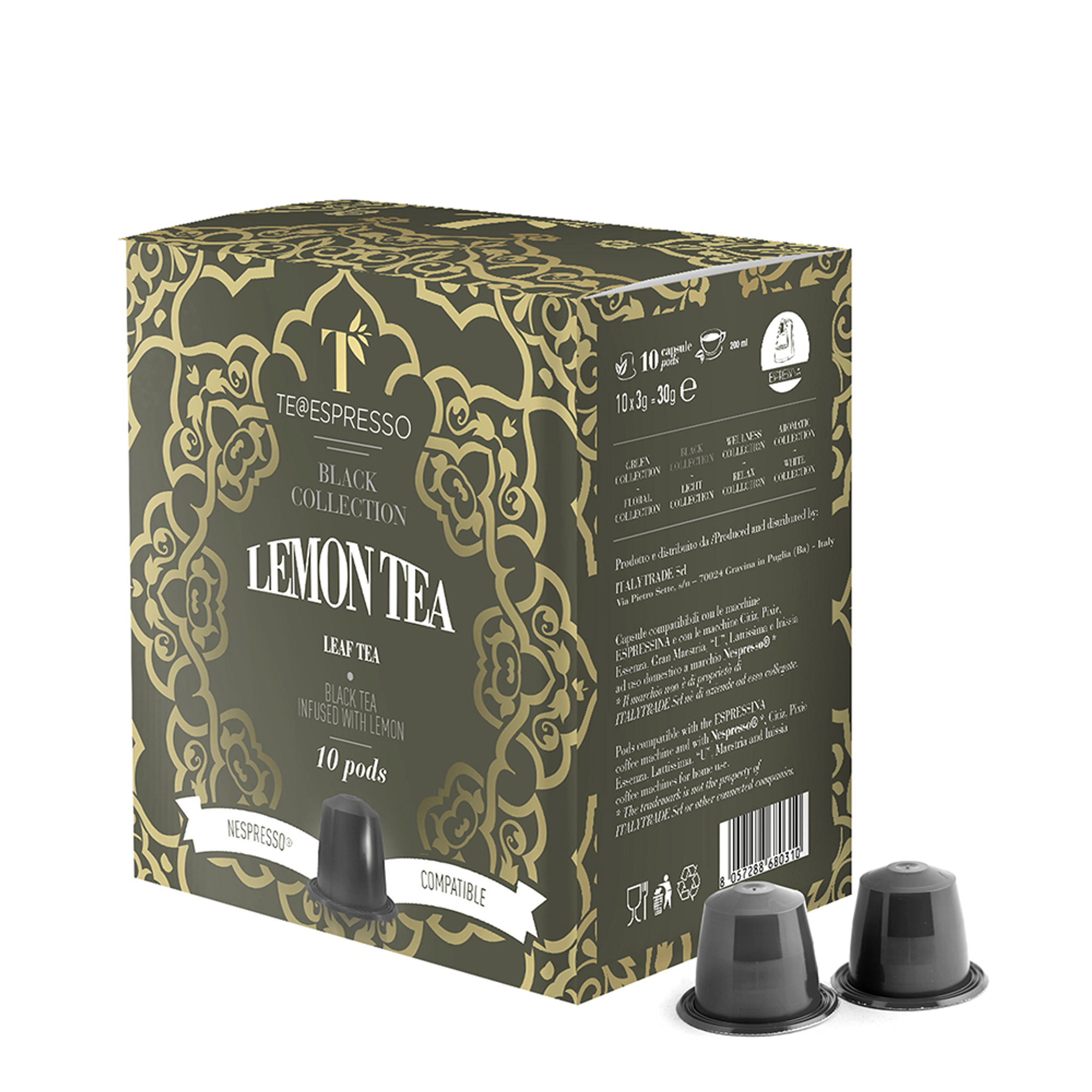 Starter Kit: Macchina Espressina - 60 Capsule Espresso - 60 Capsule di Tè Italytrade vista9