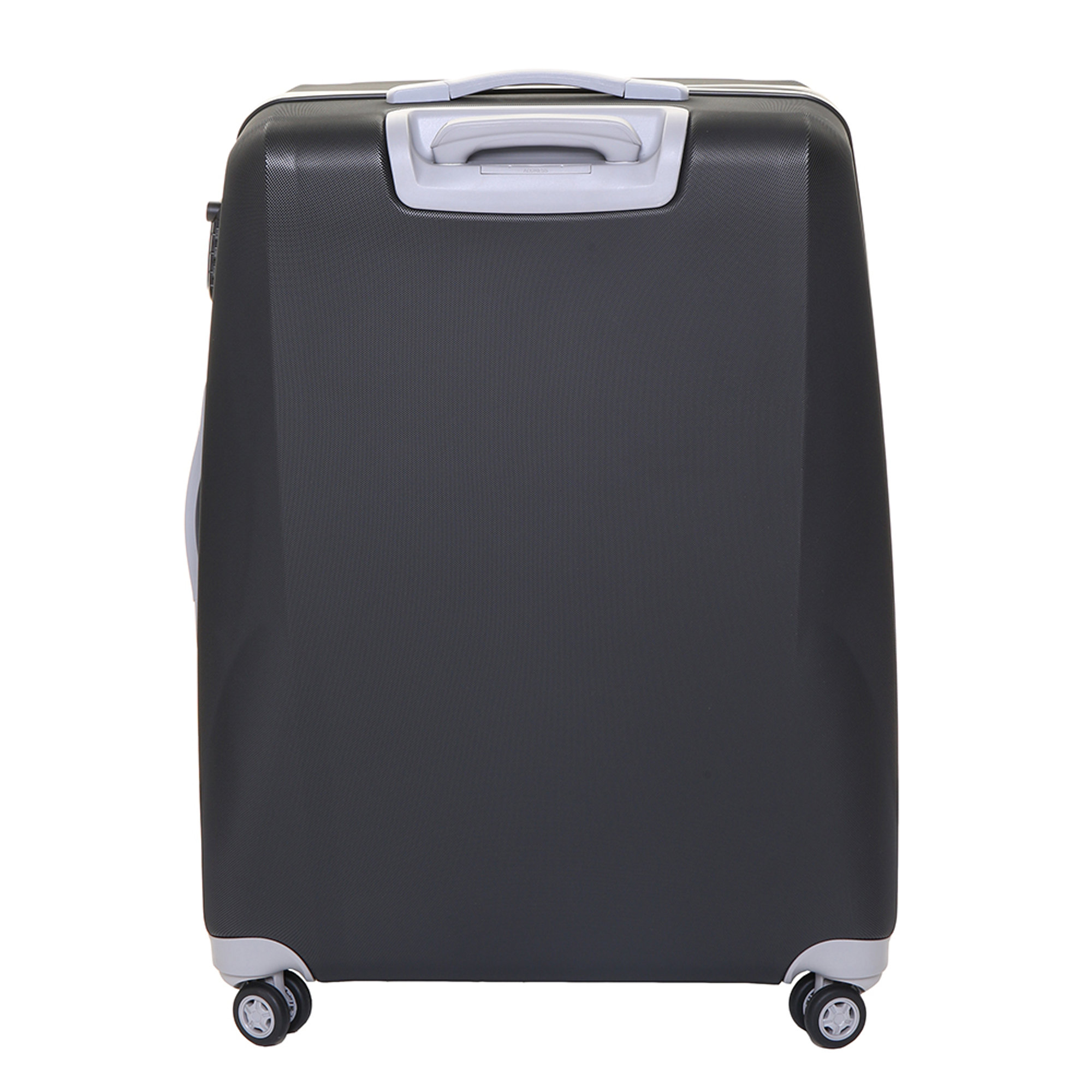 Trolley grande 4 ruote in policarbonato nero e grigio Piquadro vista5