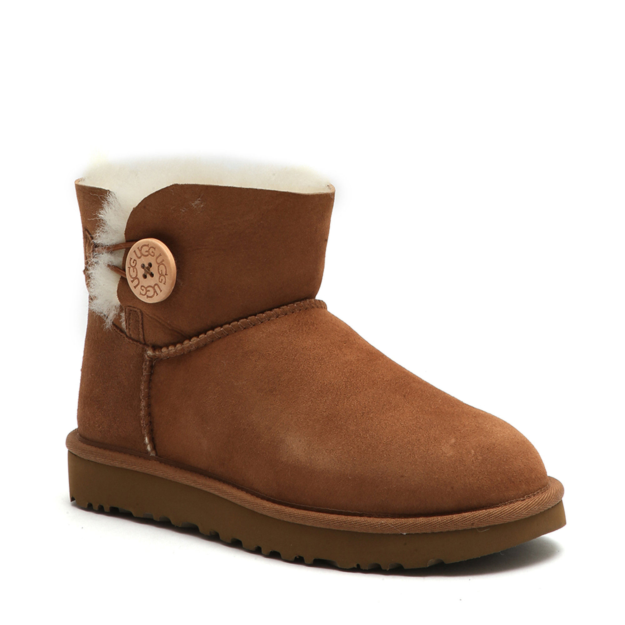 Stivale Mini Bailey Button II chestnut Ugg vista1