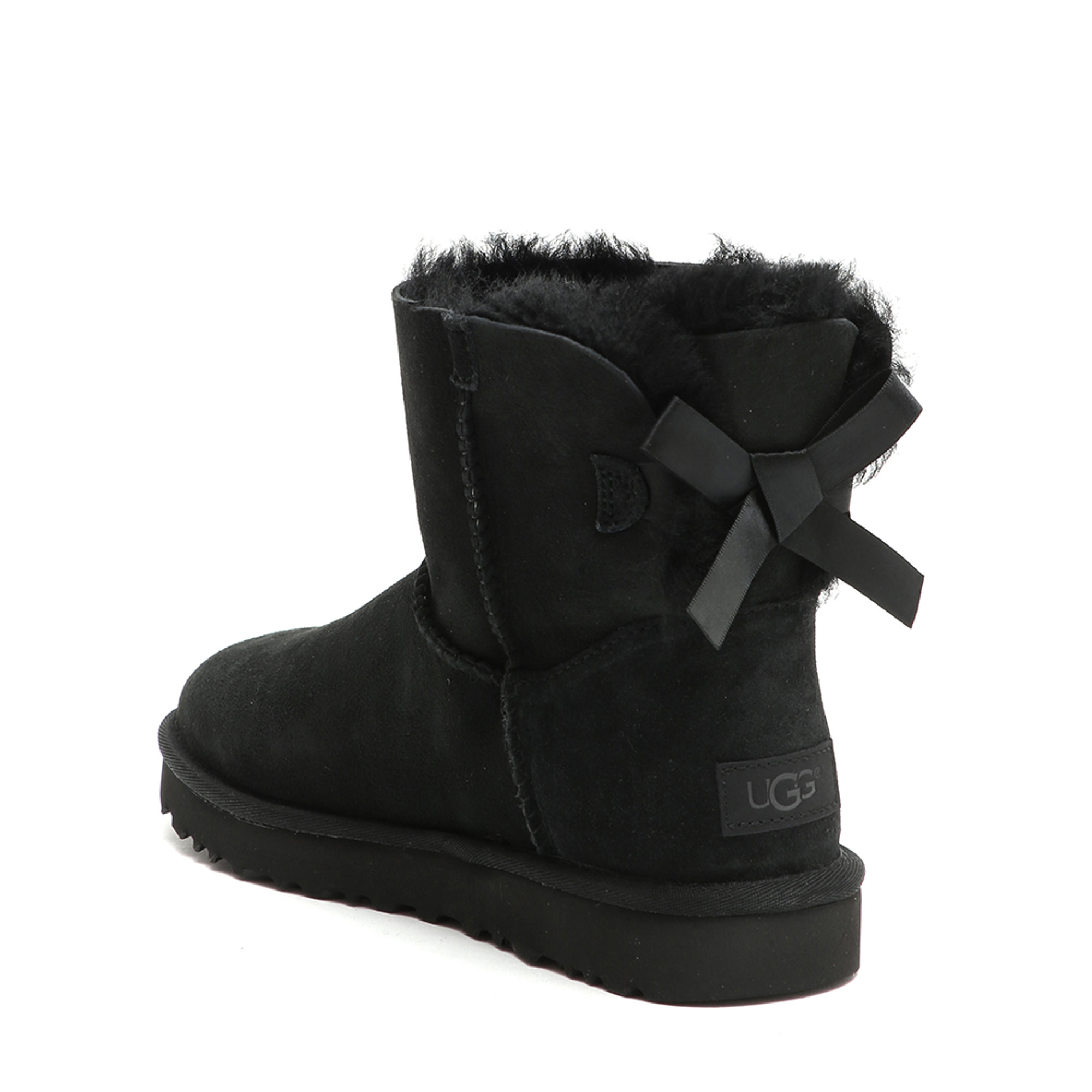 Stivale Mini Bailey Bow II nero Ugg vista4