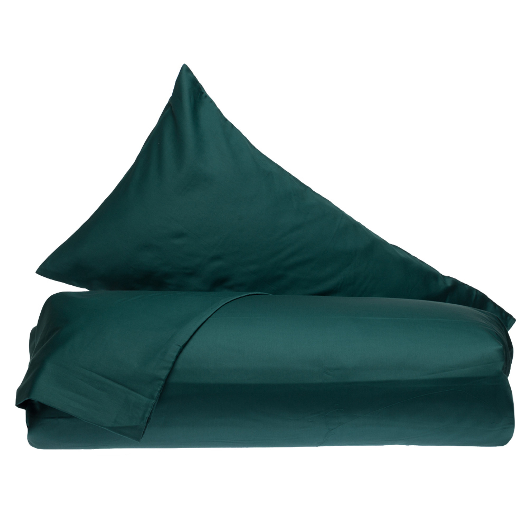 Parure letto, verde smeraldo I Rasi di Novilunio vista1
