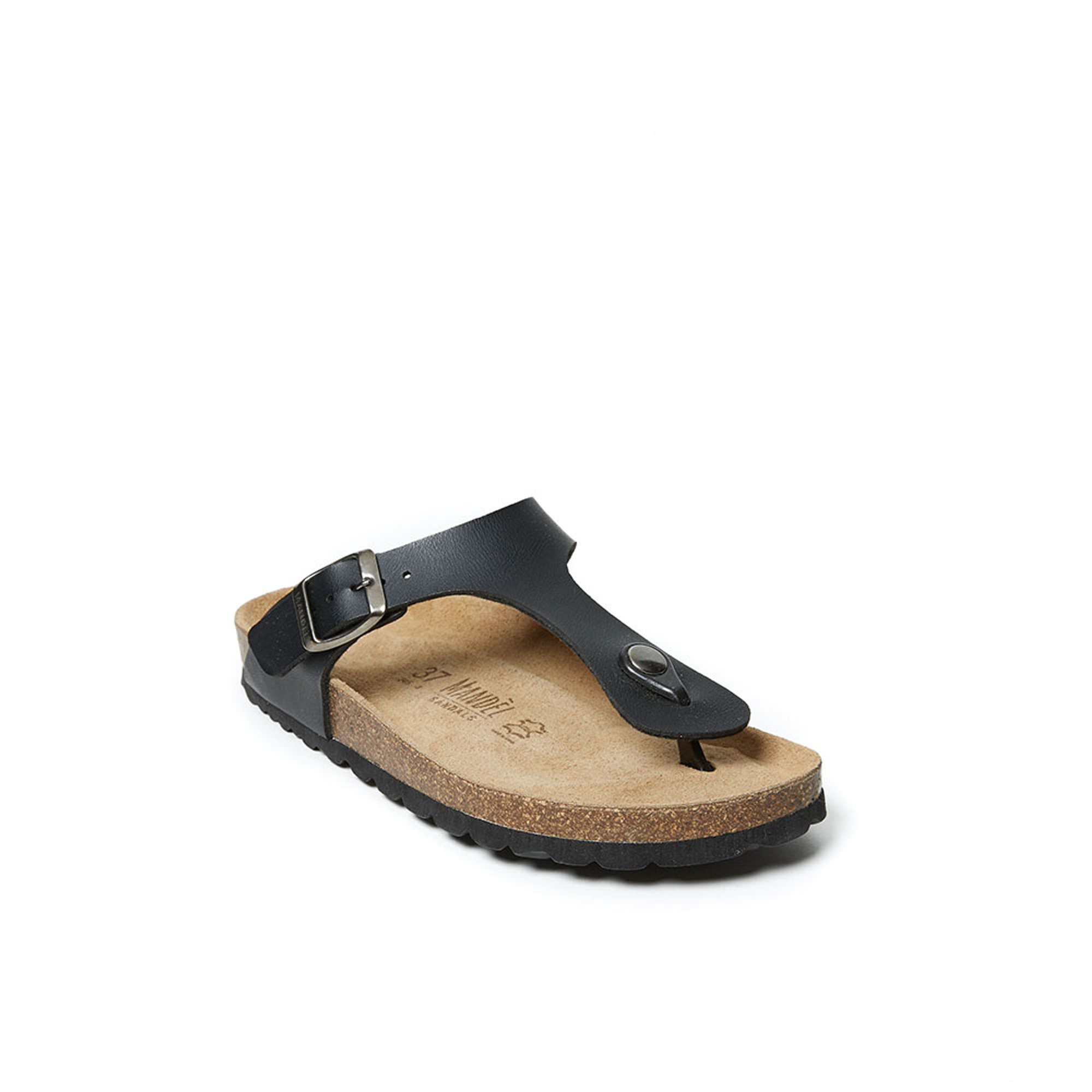 Infradito unisex nero Mandel vista2