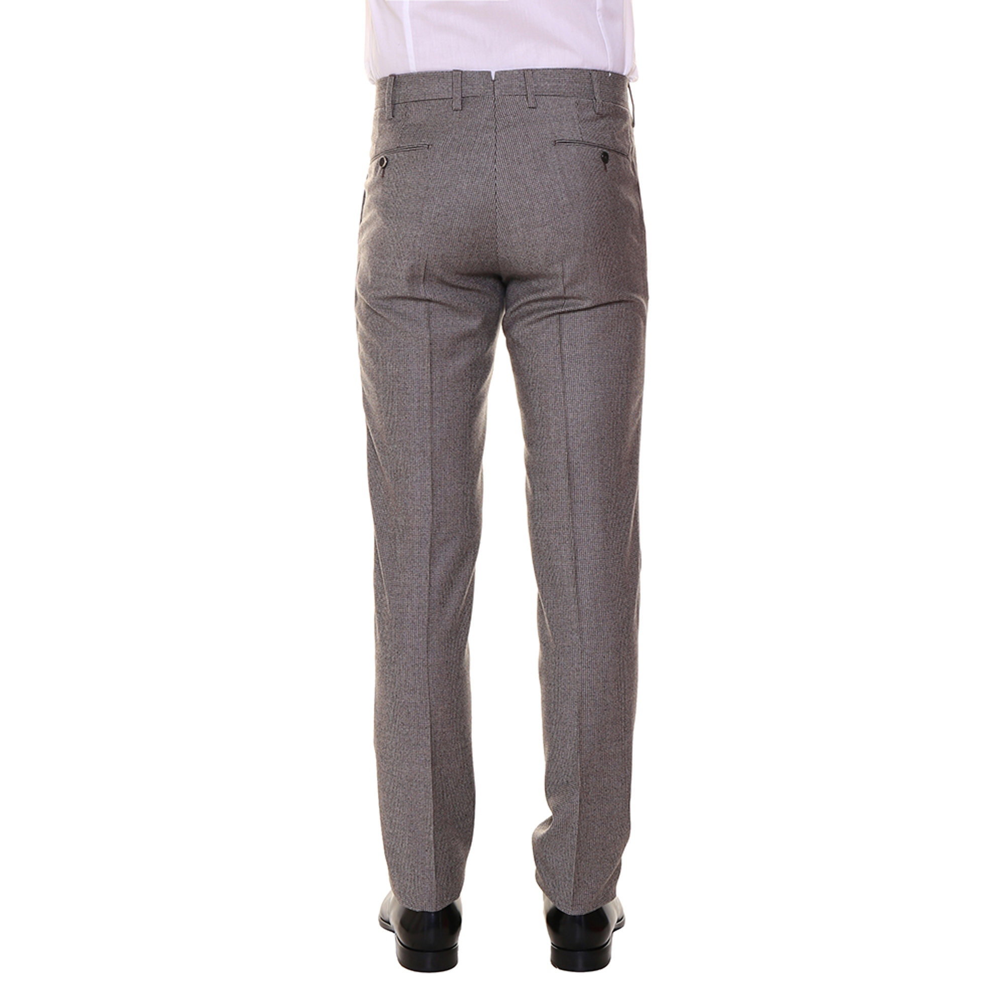 Pantaloni pied de poule nocciola Pantaloni Torino vista3