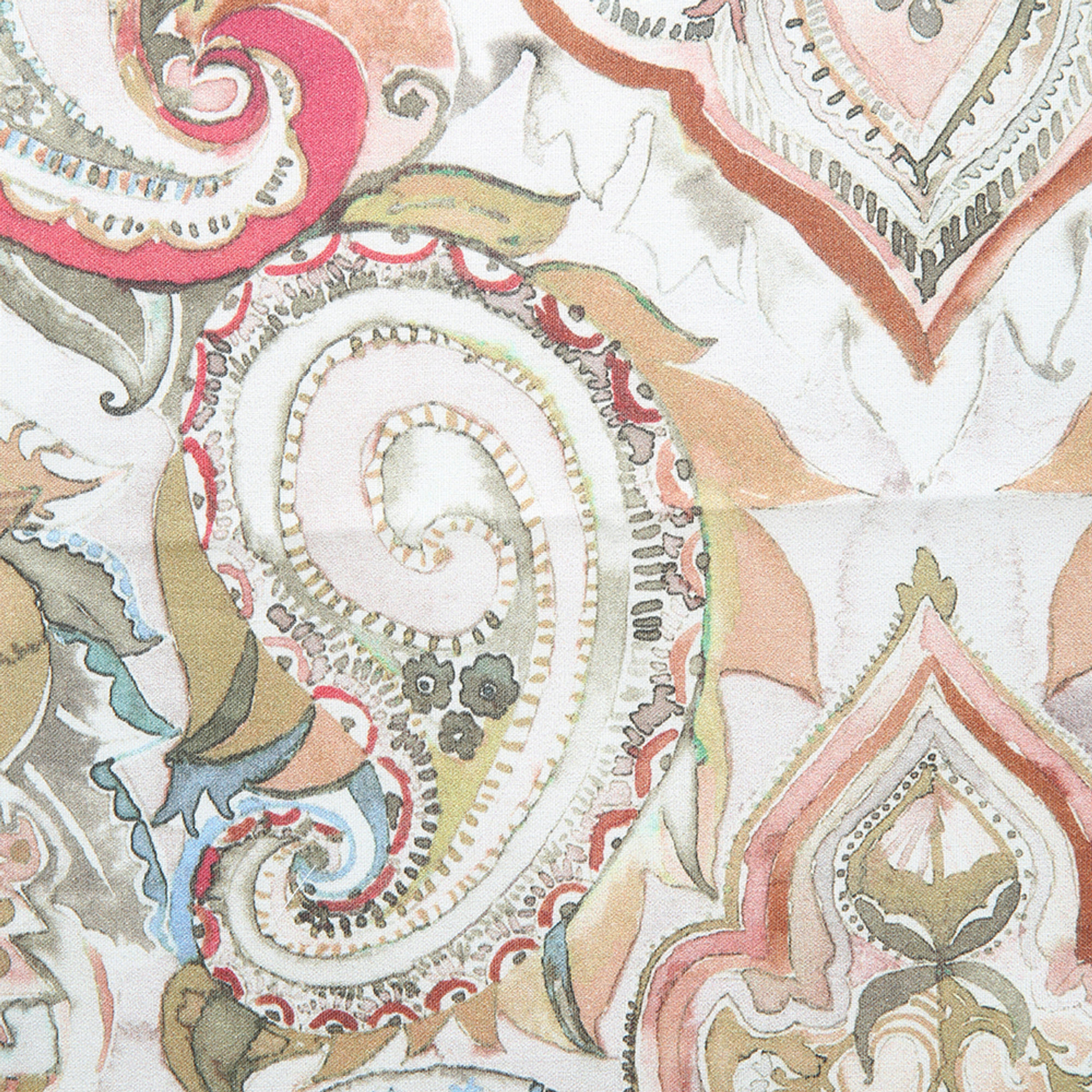 Parure copripiumino  singolo  bifaccia TU bianco , zulema dorato sp170102 Stile Paisley obsoleto vista1