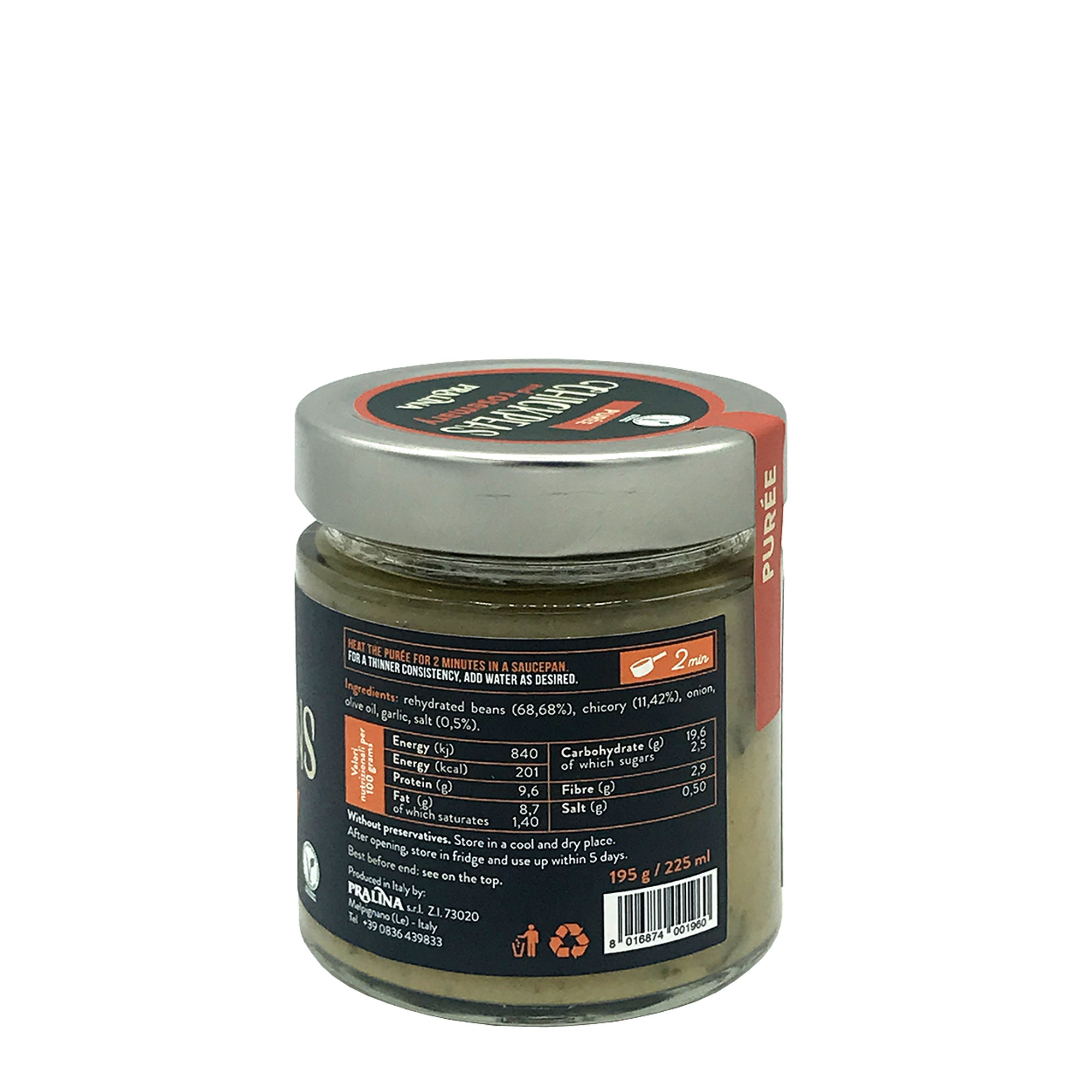 6 vasetti - Vellutata Fave e Cicorie 195 gr Pralina vista1