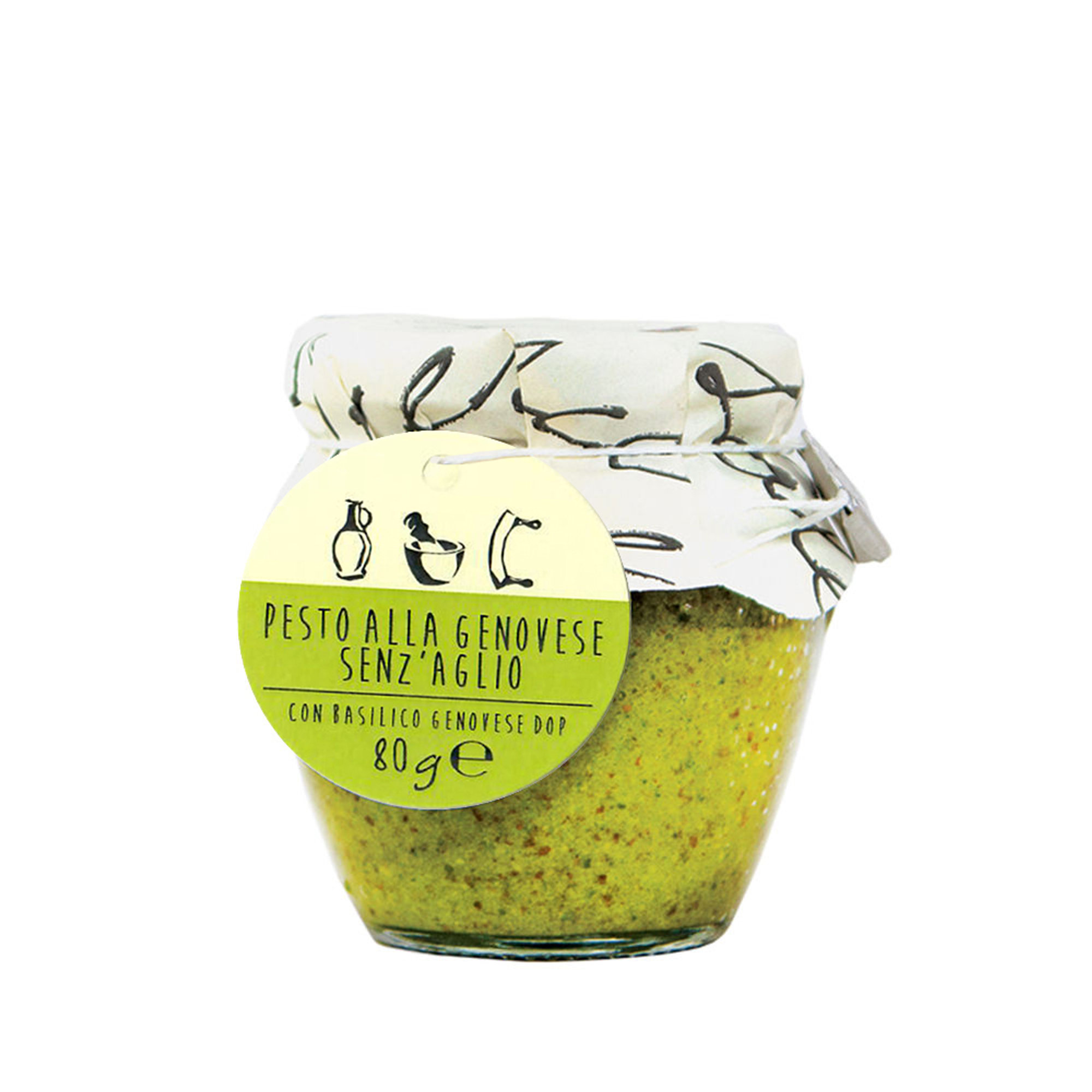 6 orci - Pesto ligure noci e pinoli senza aglio 80 gr La Bella Angiolina vista1