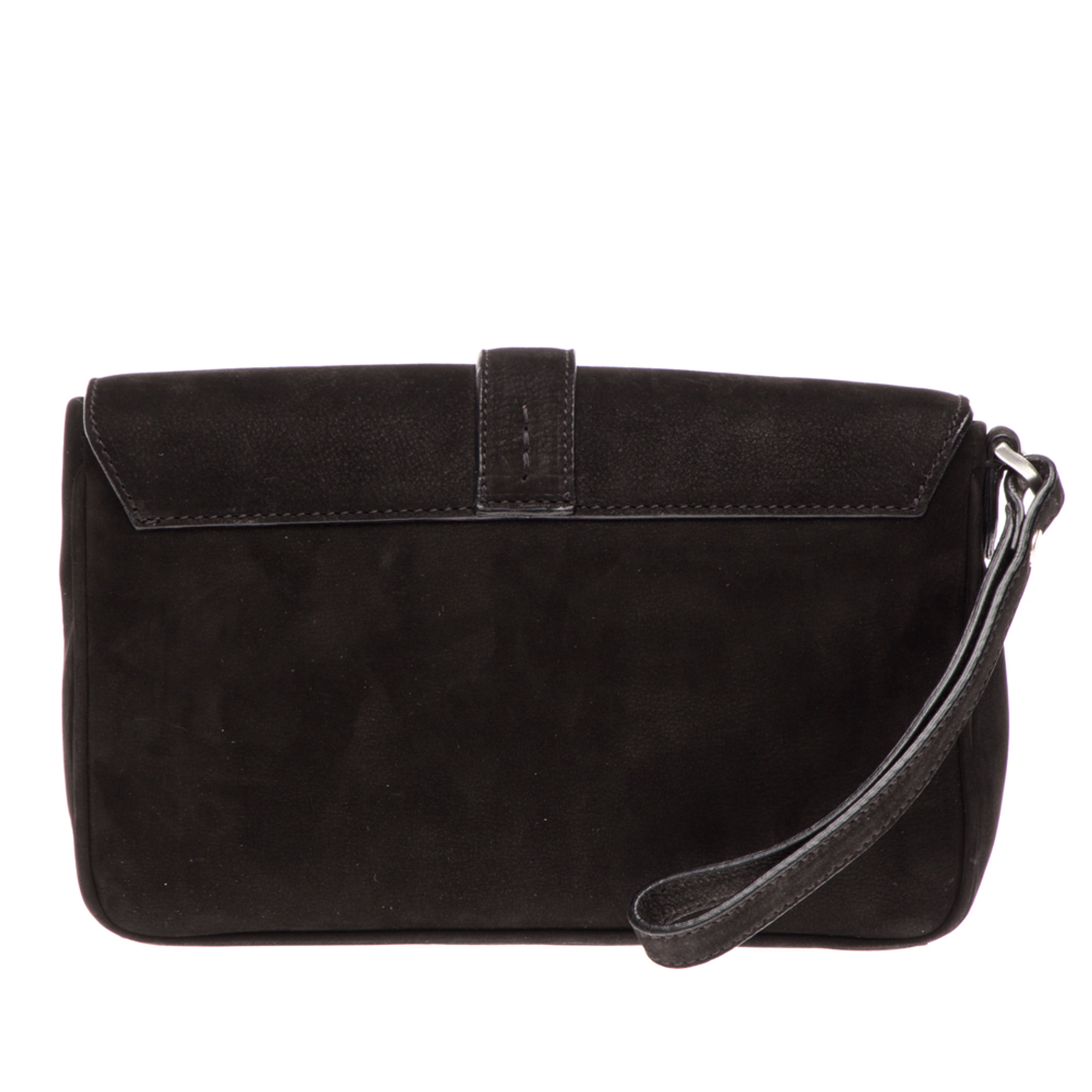 Pochette In Vera Pelle Pieno Fiore Fatta A Mano, Stile Retrò, Con Protezione RFID, Grande Capacità Per Uomo E Donna, Nero - 5