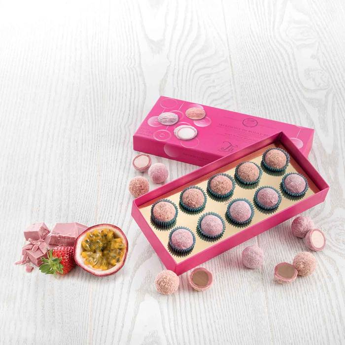 Confezione selezione - Boules cioccolato Rosa Ruby - T'a ...