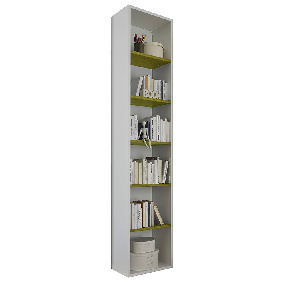 Libreria Invisibile 9 Ripiani - Torre Per Libri Verde, Per Angoli E Spazi Piccoli - Foto 5