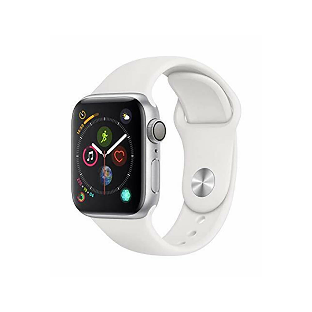 Smartwatch Apple, Watch4 GPS, 44mm Silver Aluminium Case with White Sport Band - Un mondo di