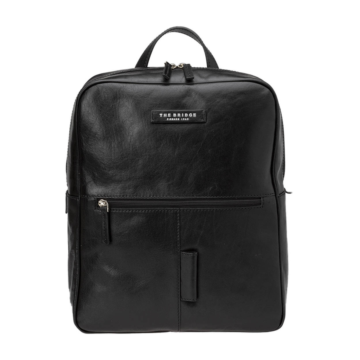 Zaino porta notebook in pelle nero - The Bridge - Acquista su Ventis.