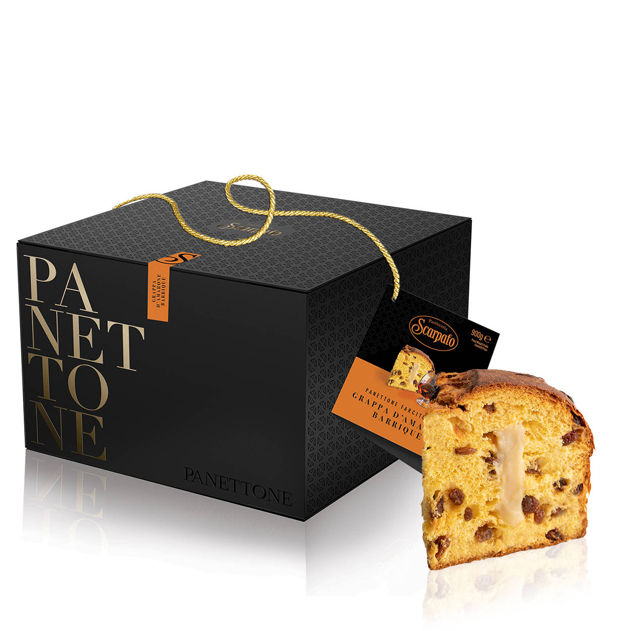 Panettone con crema alla Grappa d&amp;#39;Amarone Barrique 900 gr - Limited ...