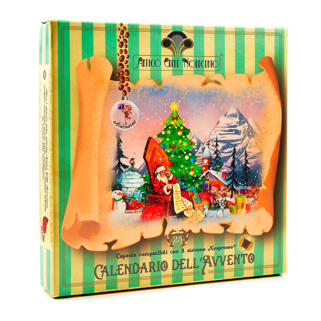 Antico Caffè Novecento Calendario Avvento 25 Capsule Compatibili
