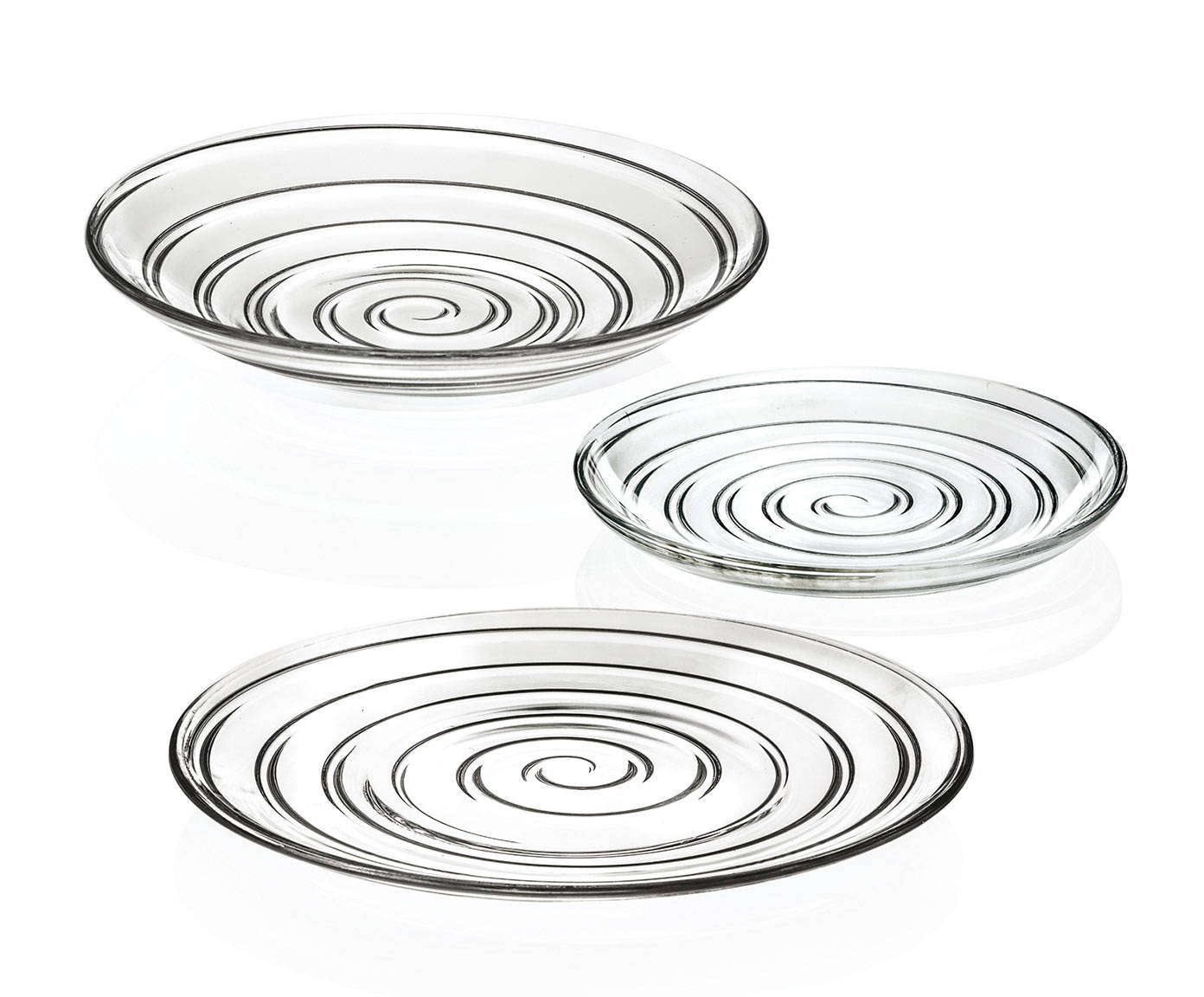 Set 12 Piatti Insalata Vetro Cristallo - 20.5cm Tondi Per Ristorante, Festa E Casa - Foto 4