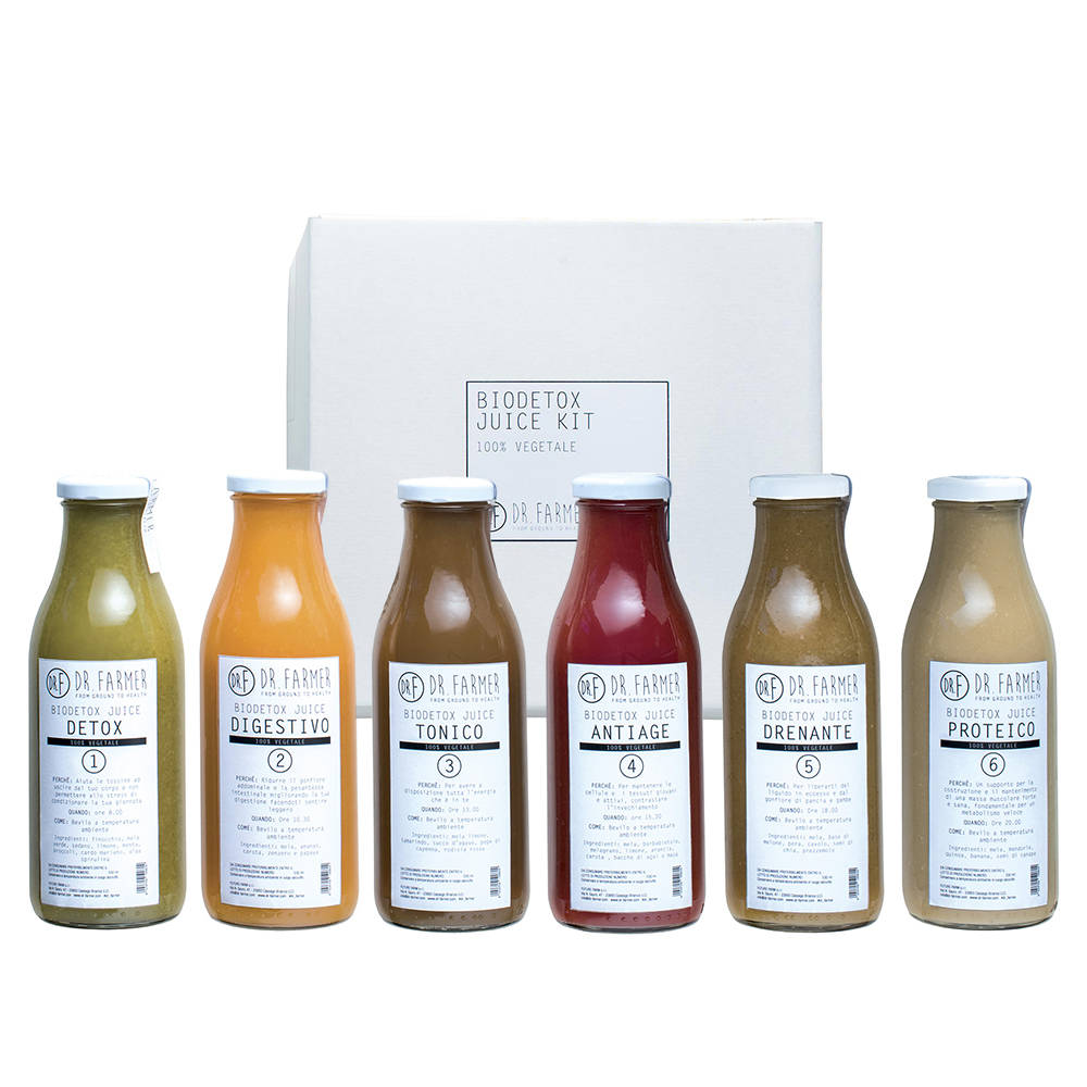 Biodetox Juice Kit (1 giorno) Dr Farmer