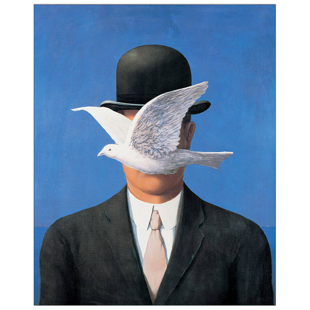 L'Homme au Chapeau - MAGRITTE - Art Painting