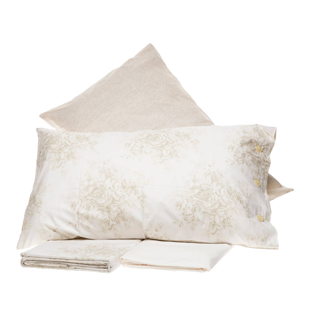 Foppapedretti Copripiumino Matrimoniale Notte & Natura - Set Completo Con 2 Federe, Onda Pesca In Cotone Percalle 200 Fili, Made In Italy - Foto 11