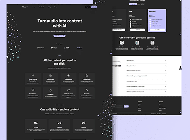 Wysper: AI Powered Audio to Content Platform