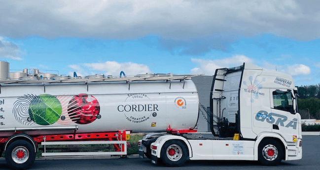 VEYNAT transport and the Bordeaux trader CORDIER join forces to reduce their CO2 emissions - Transports Veynat