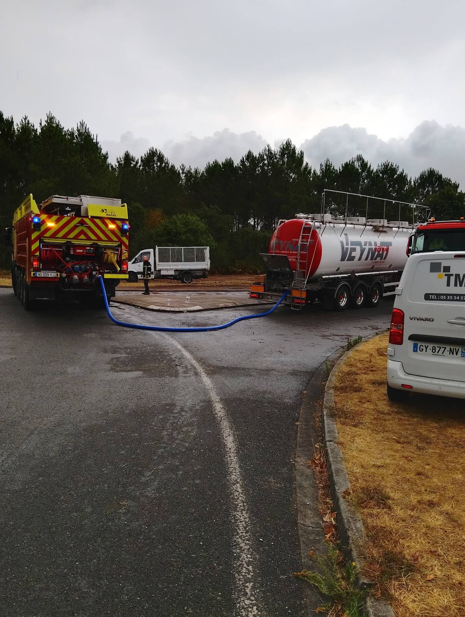 Incendies en Gironde - Veynat