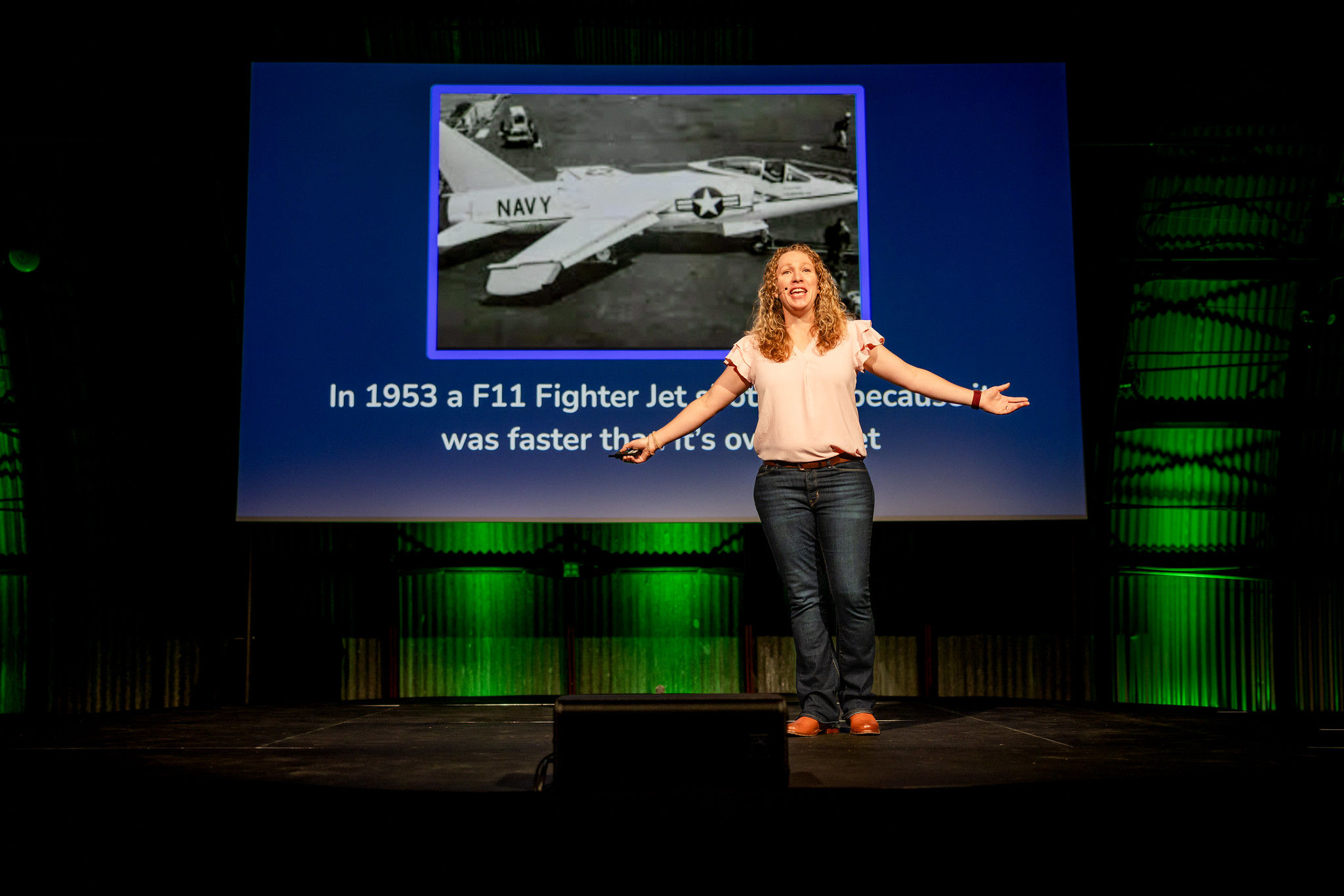 Emma McAdam presenting at NeuroDiversion