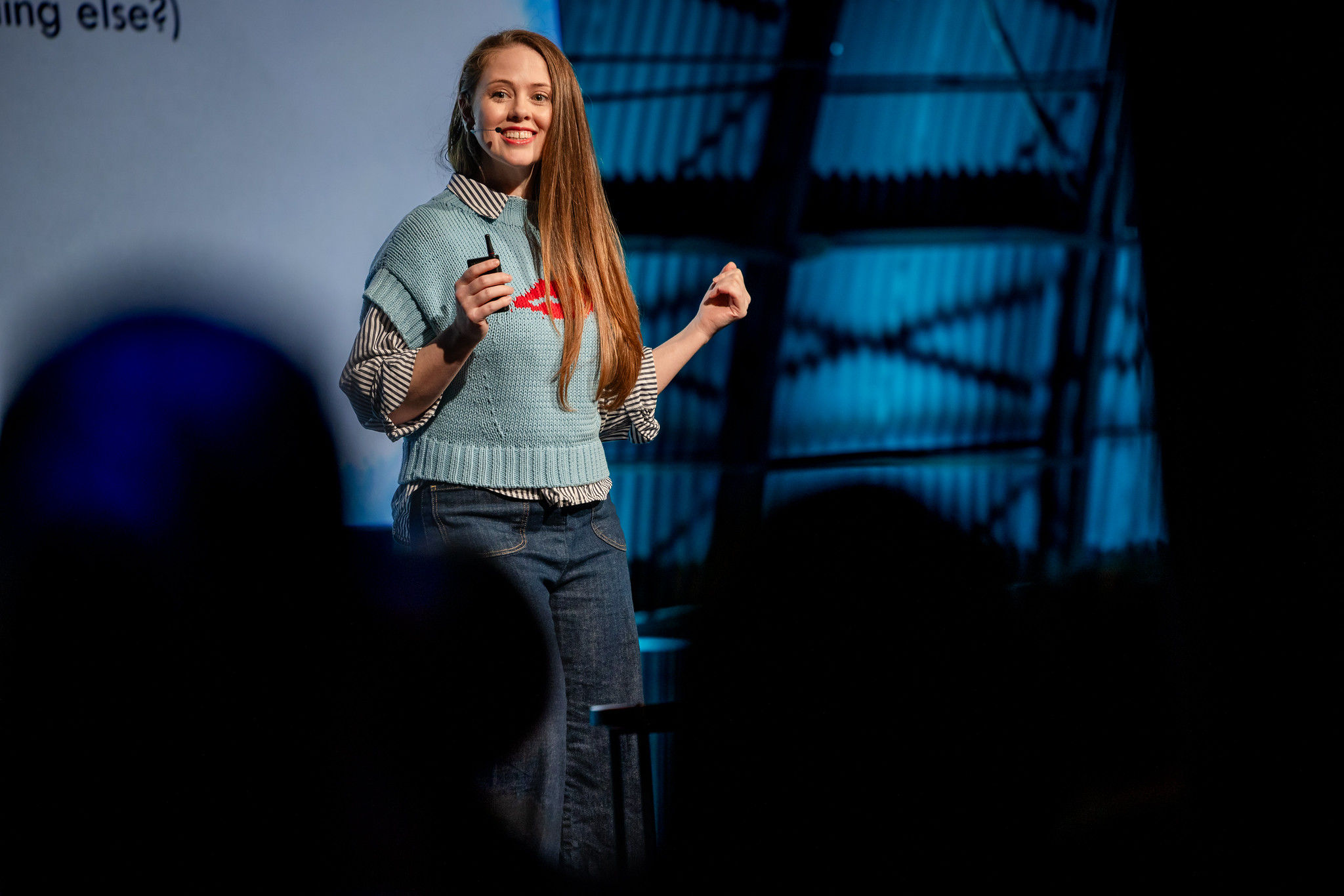 Jessica McCabe presenting at ND26