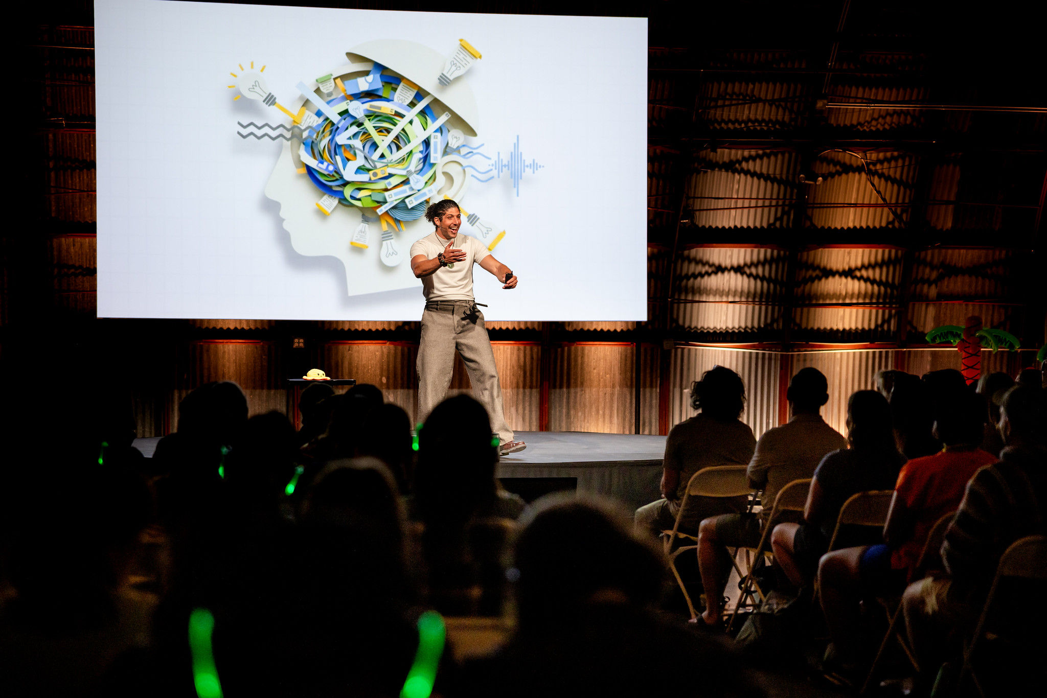 Yusef Farah on stage