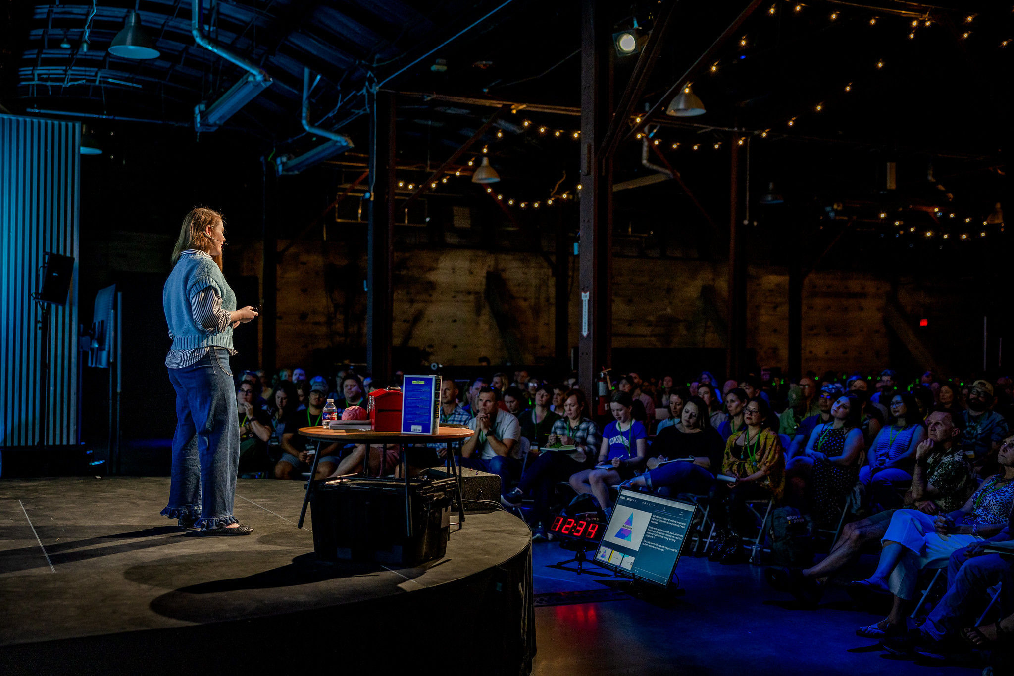 Jessica McCabe with audience at ND26