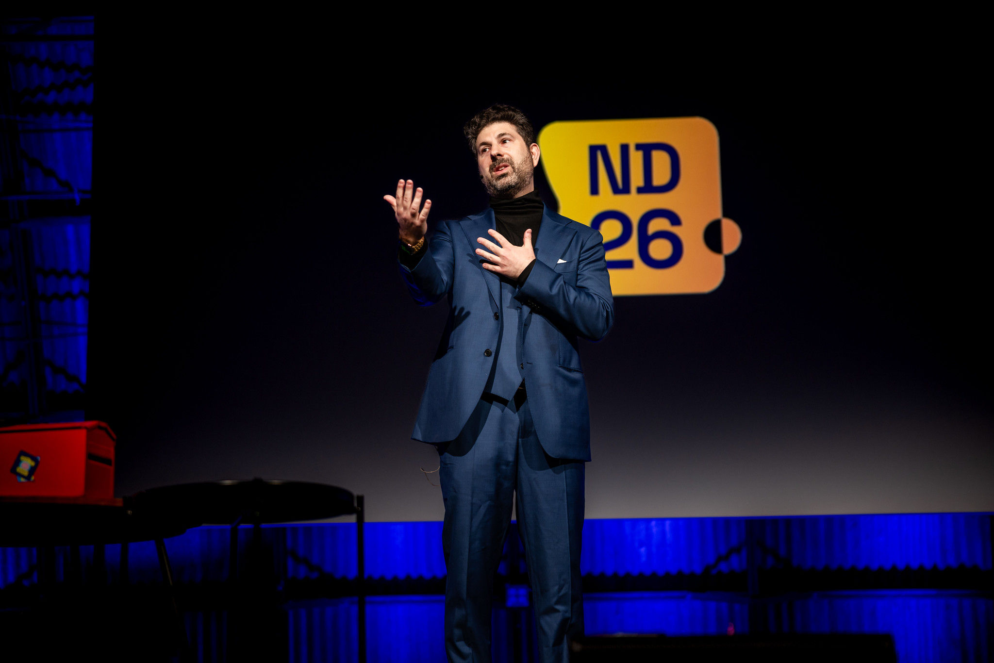 Scott Barry Kaufman speaking at NeuroDiversion