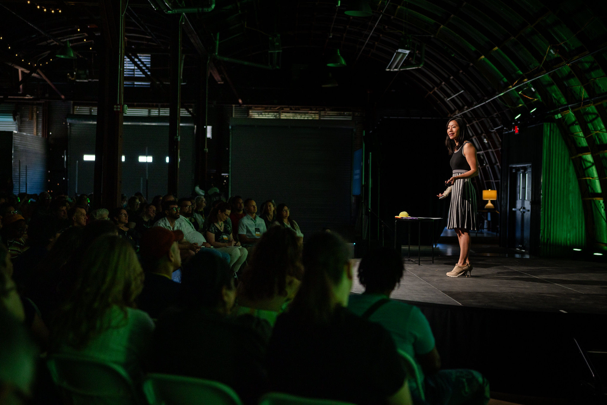 Tiffany Yu presenting at NeuroDiversion